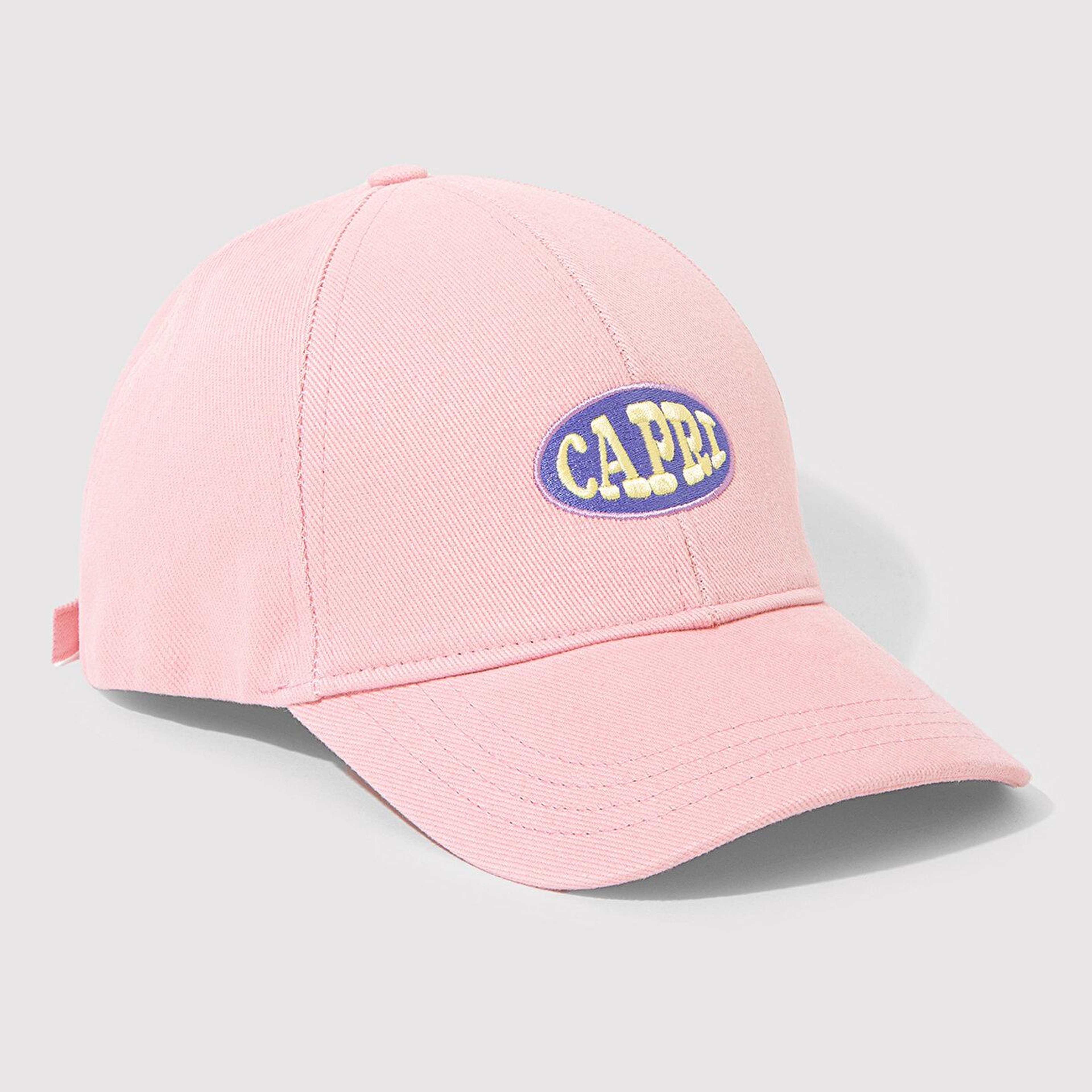 Mavi Capri Nakışlı Pembe Şapka 1913313-17865