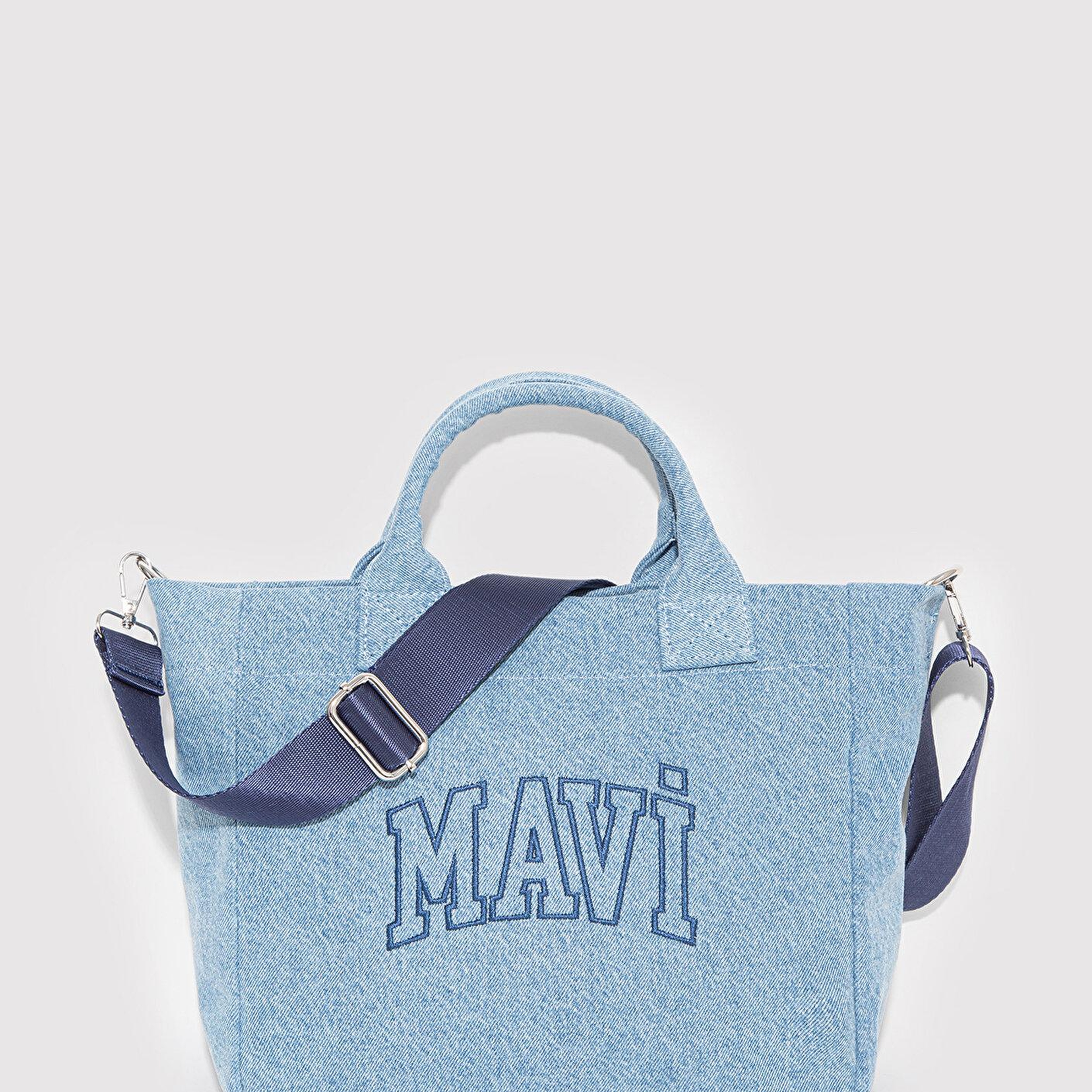 Mavi Mavi Logo Denim Tote Çanta 1913377-82770
