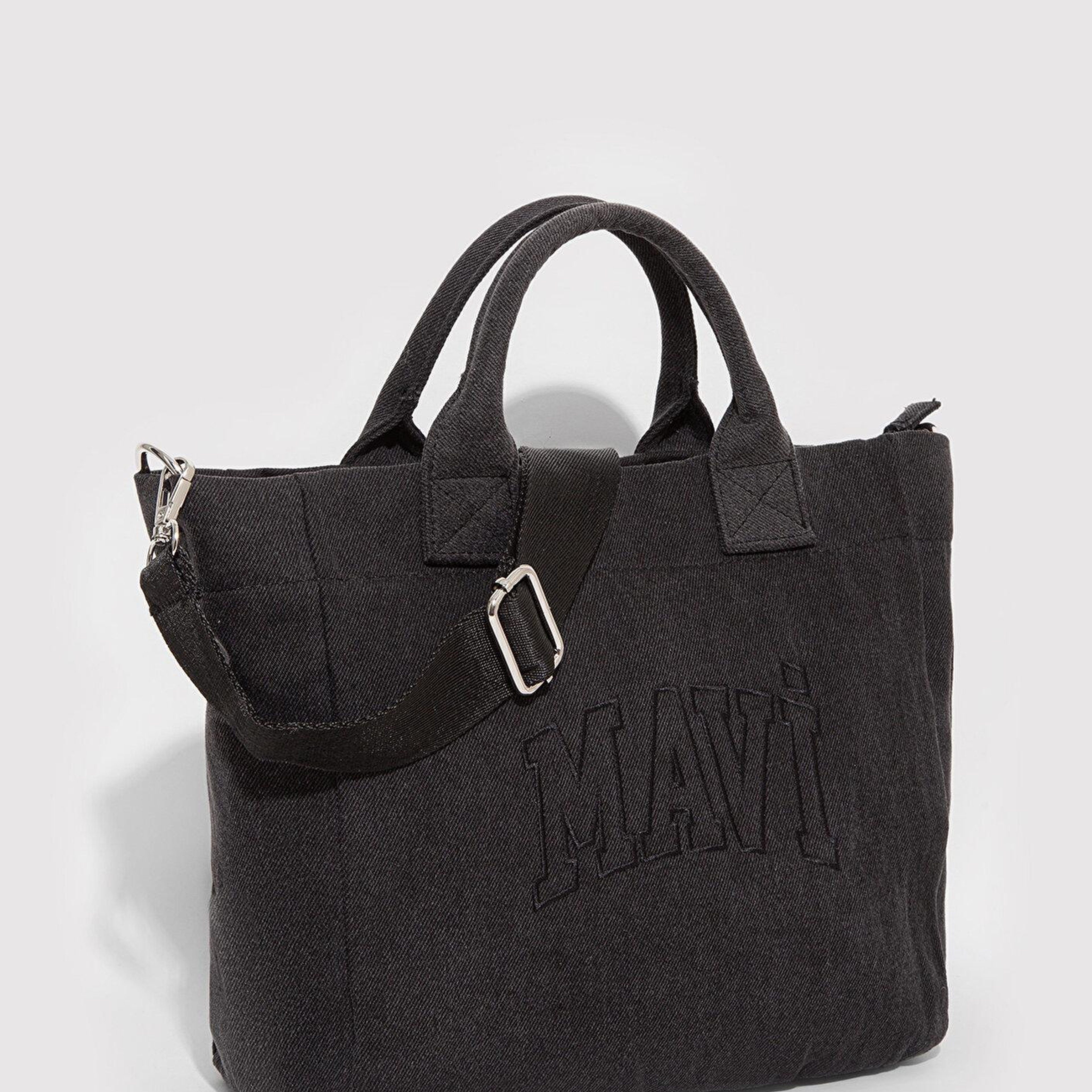 Mavi Mavi Logo Antrasit Tote Çanta 1913377-88035