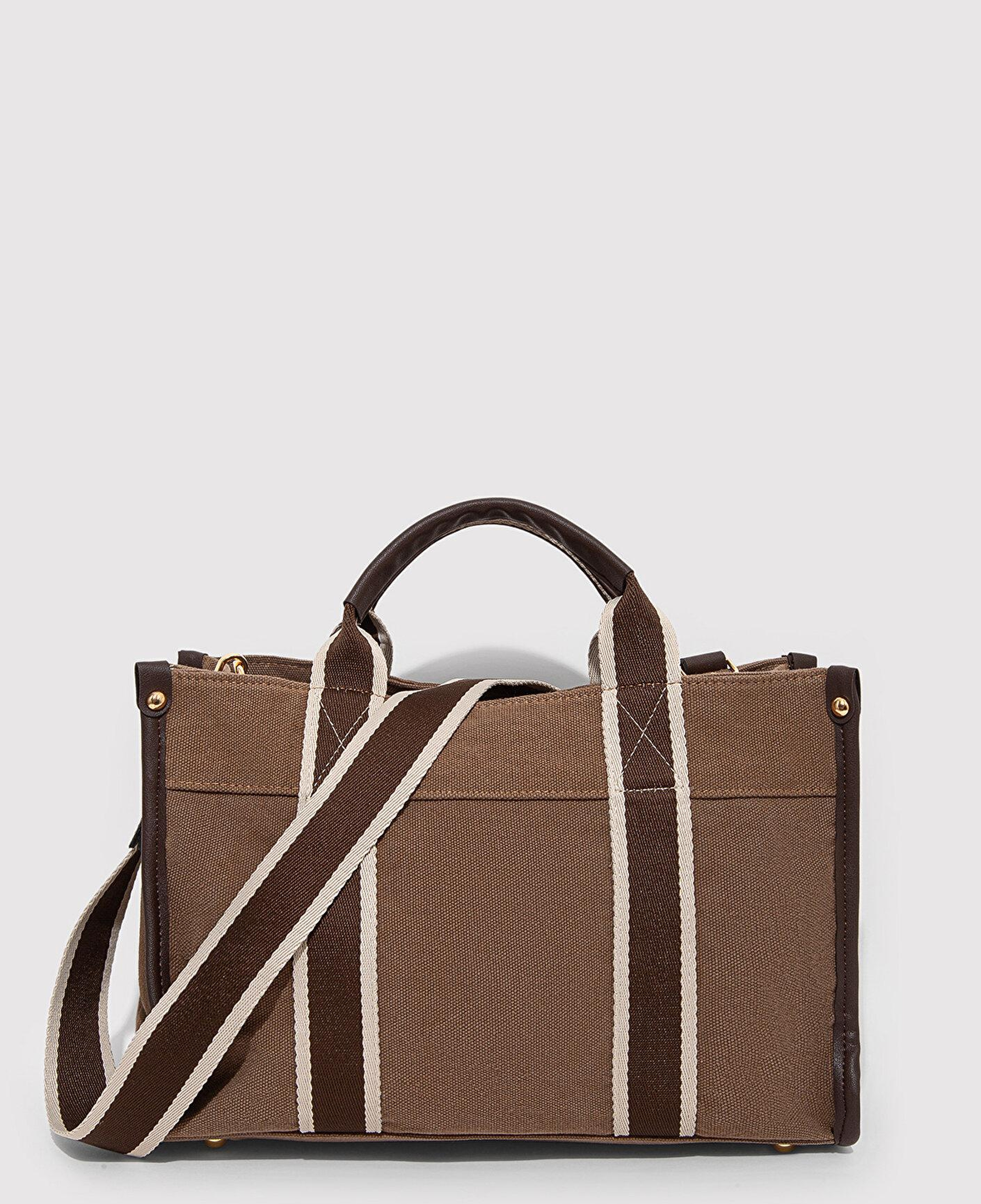 Mavi Kahverengi Tote Çanta 1912165-70367