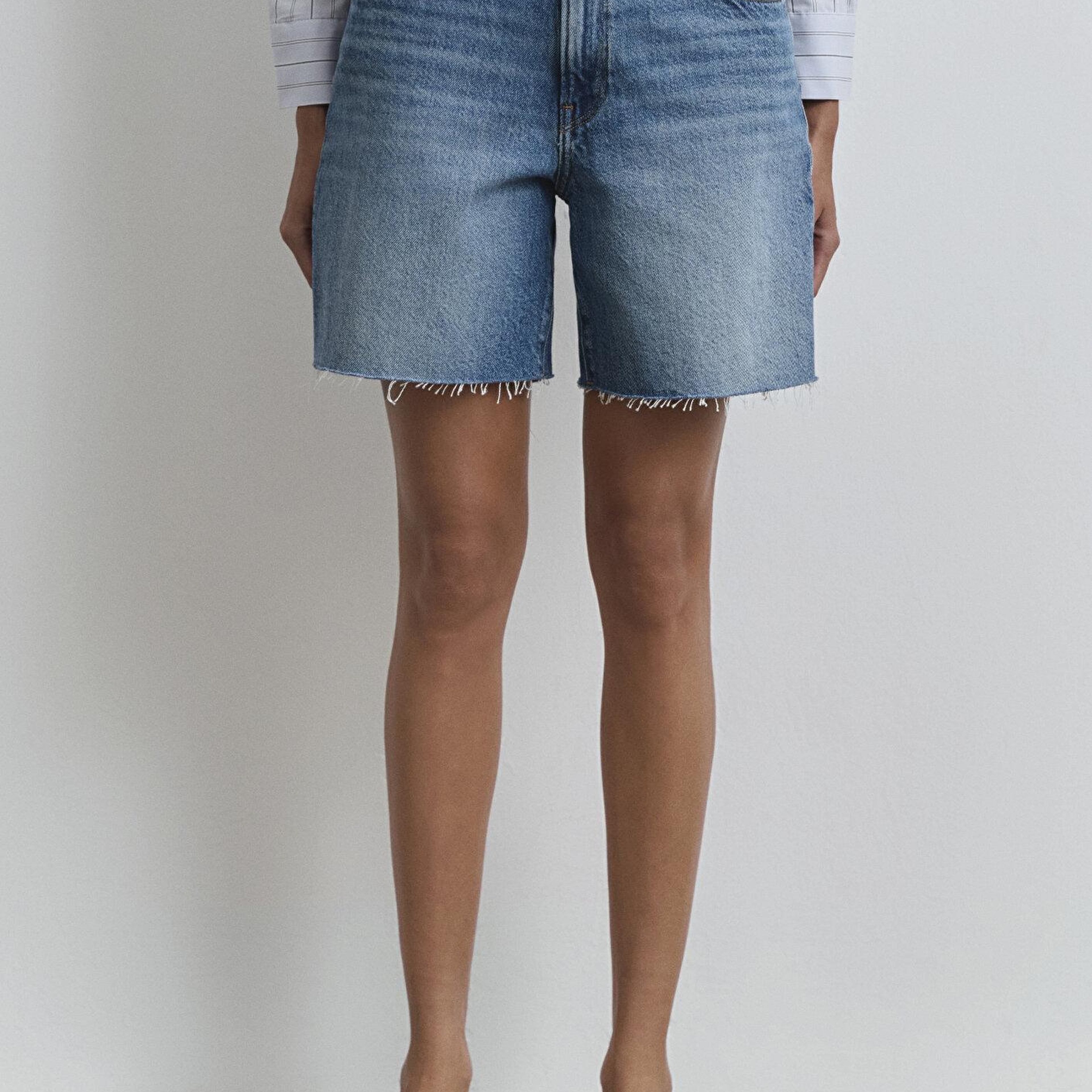 Mavi Lidia Real Blue Puslu Koyu Mavi Jean Şort 1410145-89744