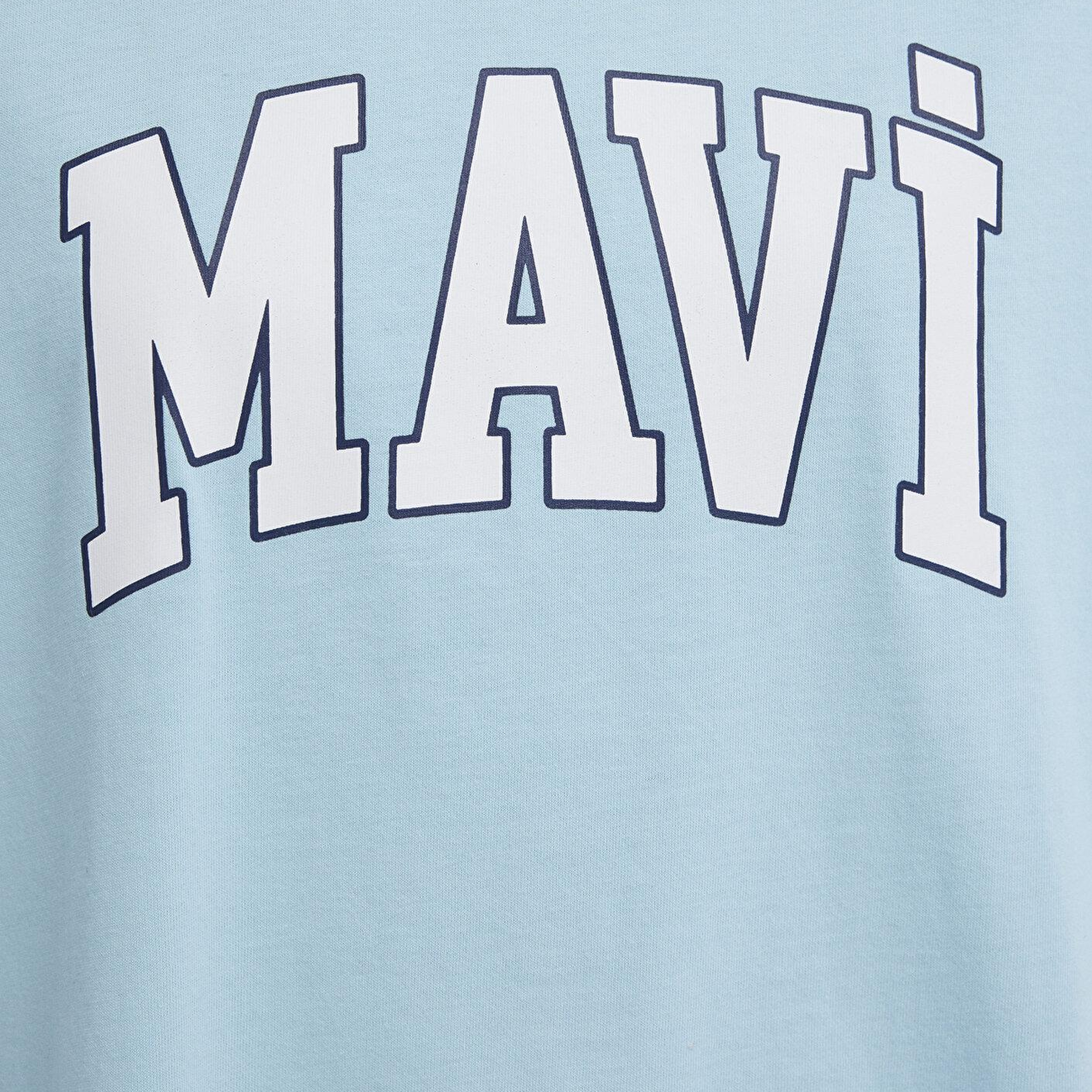 Mavi Mavi Logo Baskılı Mavi Tişört Oversize / Geniş Kesim 1600843-70806