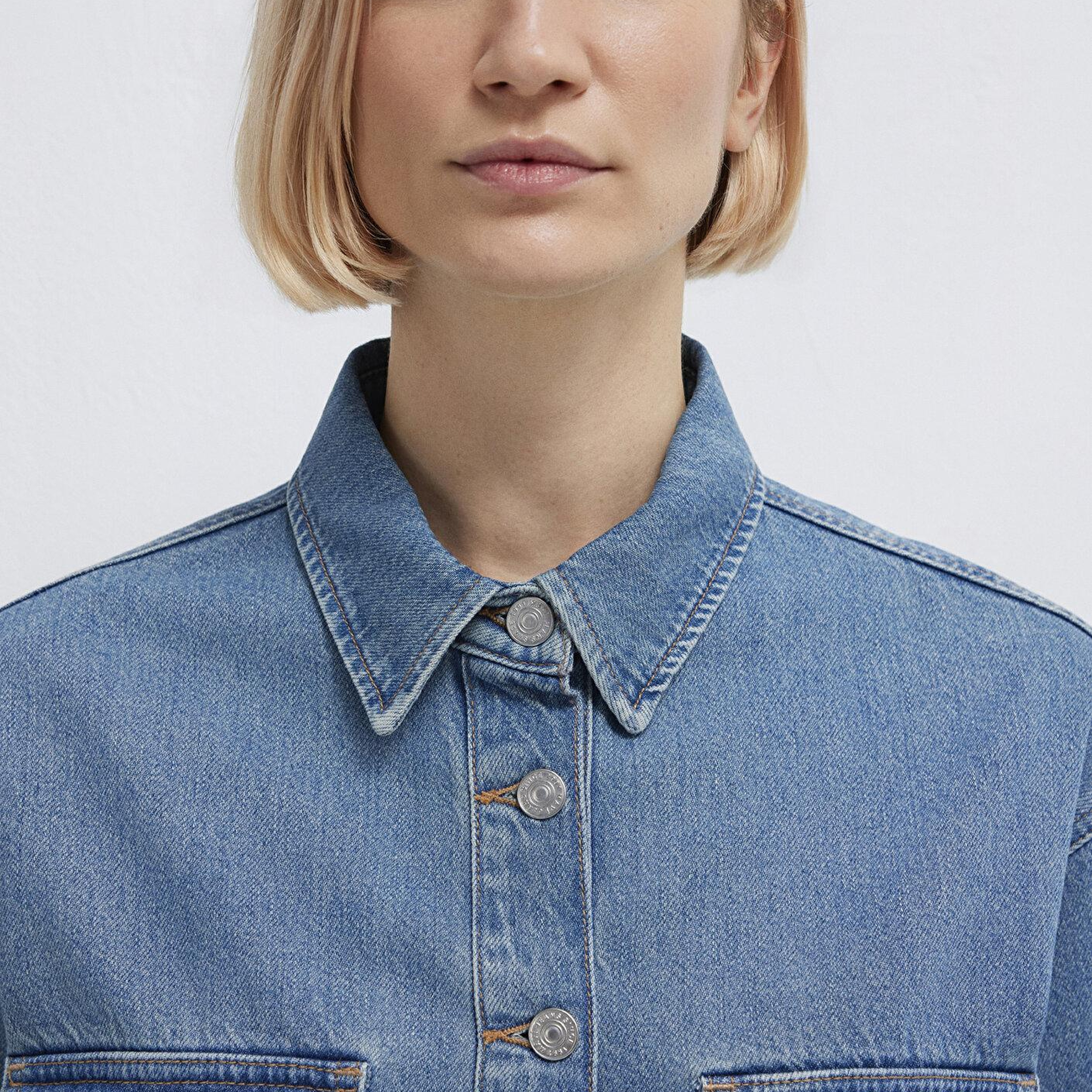 Mavi Bekka Classic Denim Indigo Mavisi Jean Gömlek Boyfriend 1211000-89250