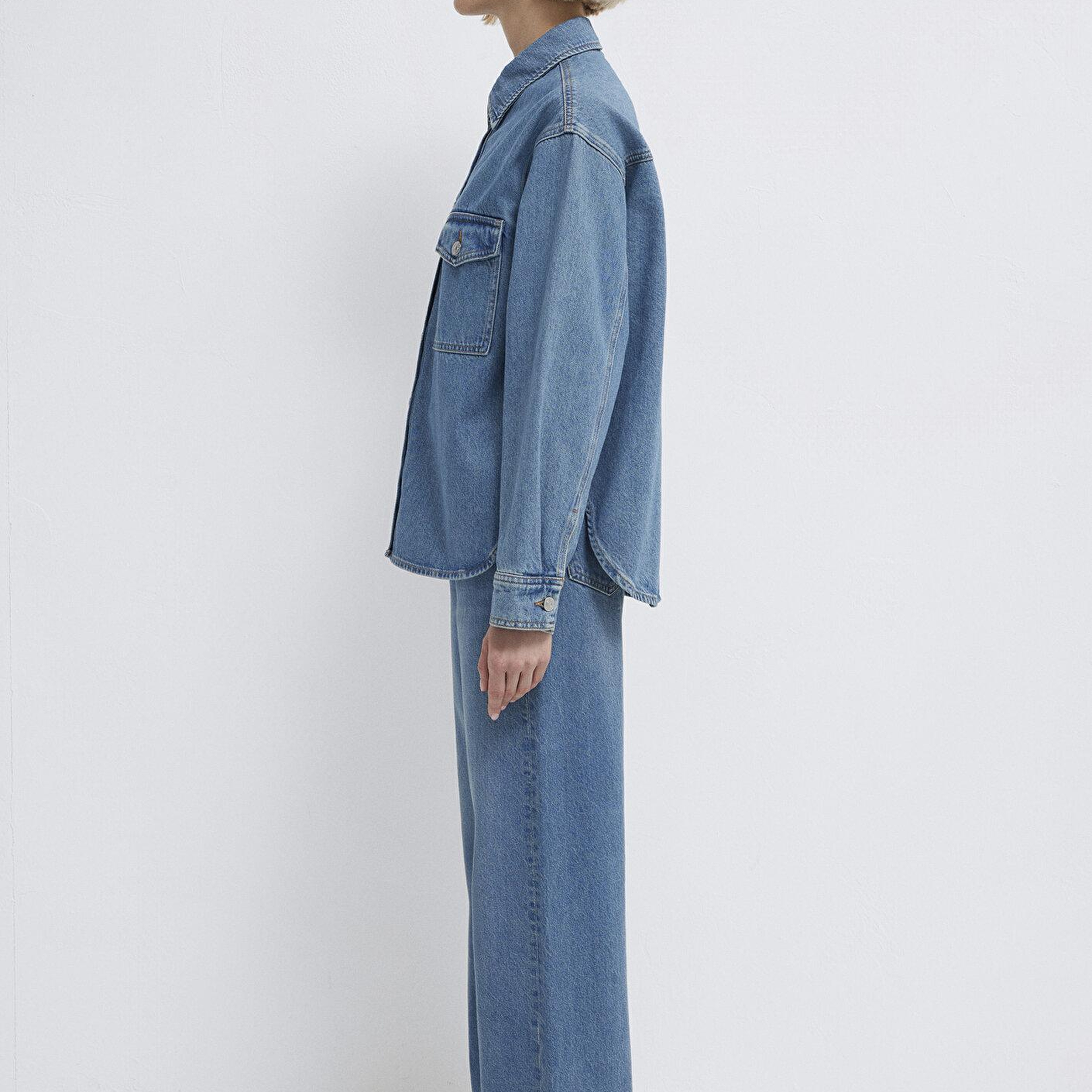 Mavi Bekka Classic Denim Indigo Mavisi Jean Gömlek Boyfriend 1211000-89250