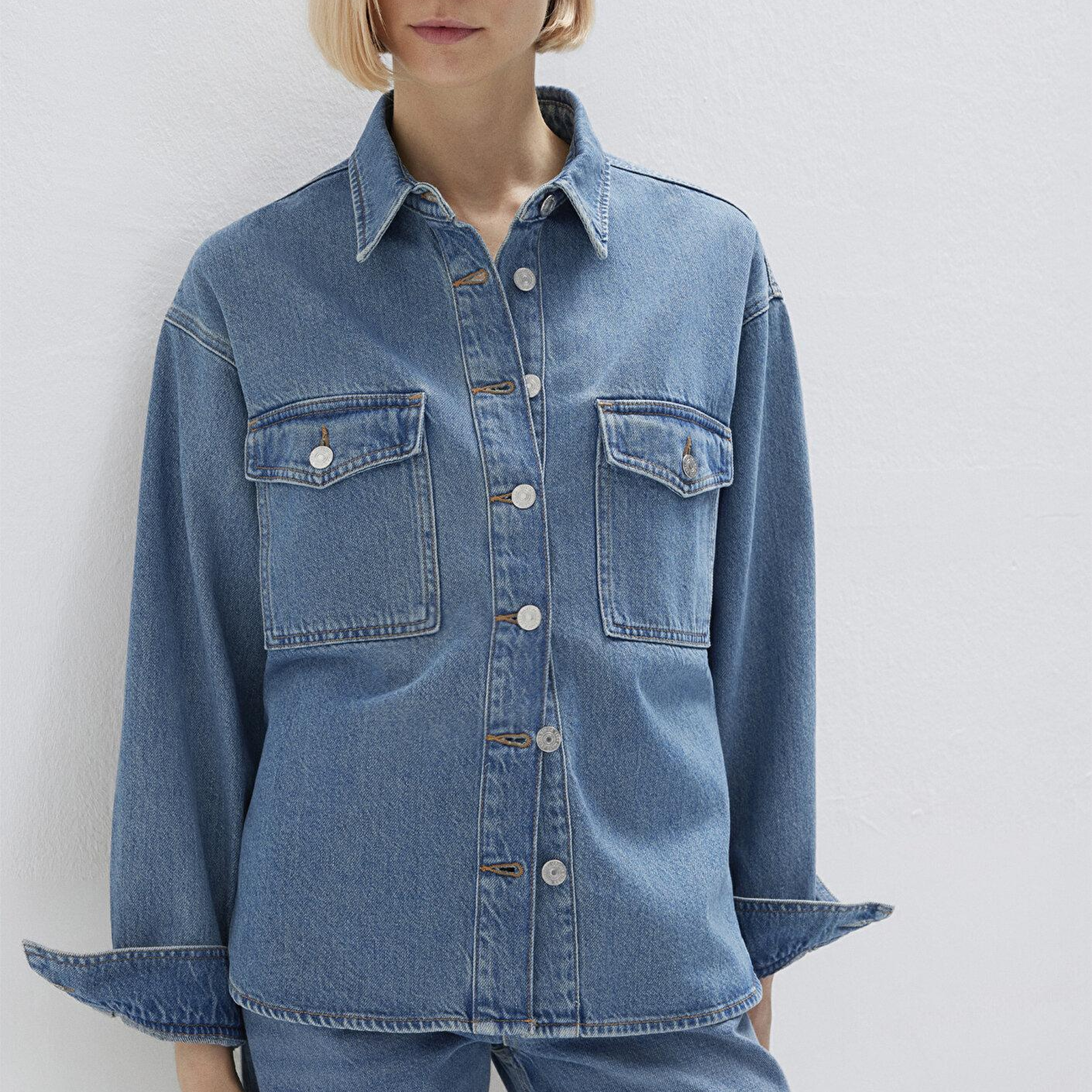 Mavi Bekka Classic Denim Indigo Mavisi Jean Gömlek Boyfriend 1211000-89250