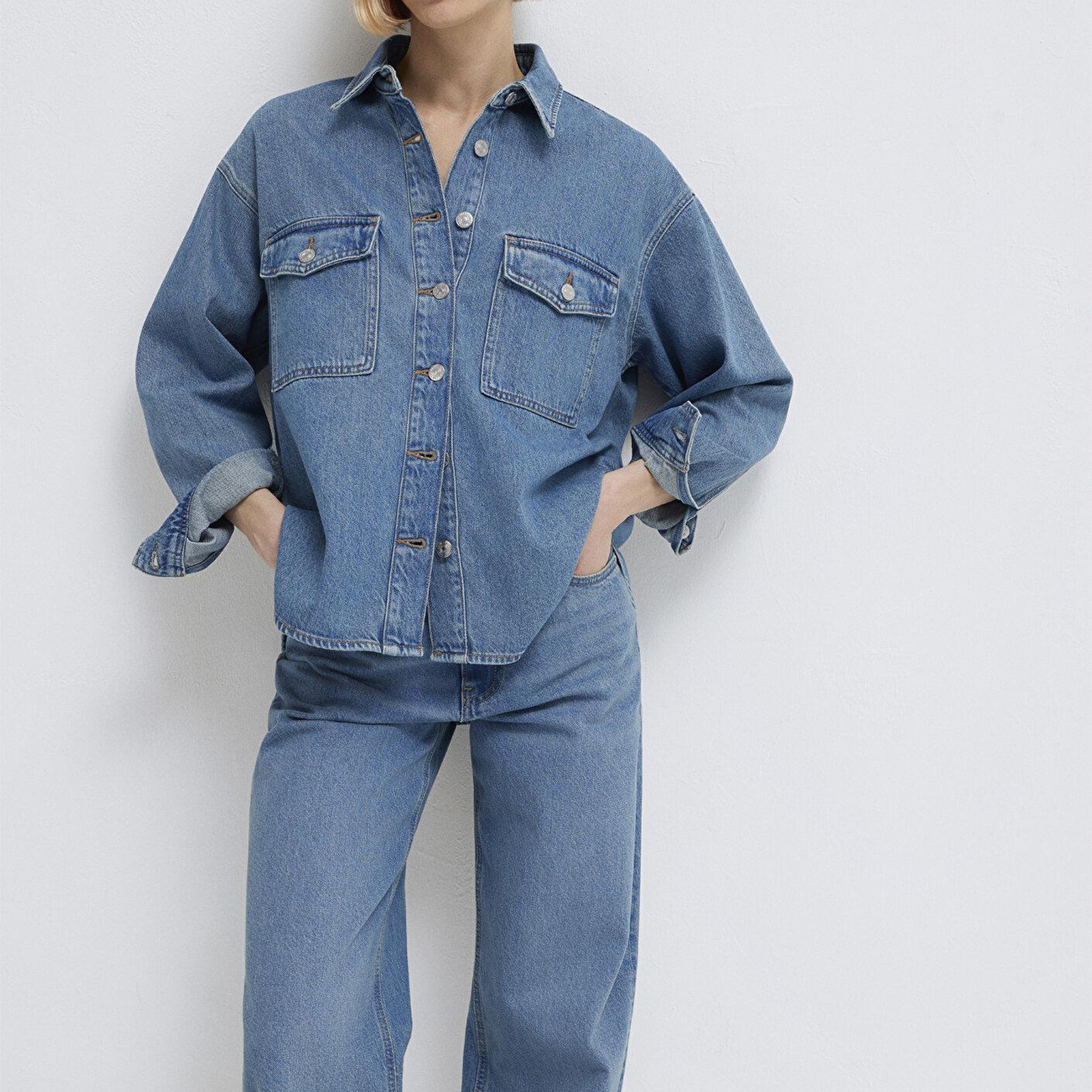 Mavi Bekka Classic Denim Indigo Mavisi Jean Gömlek Boyfriend 1211000-89250