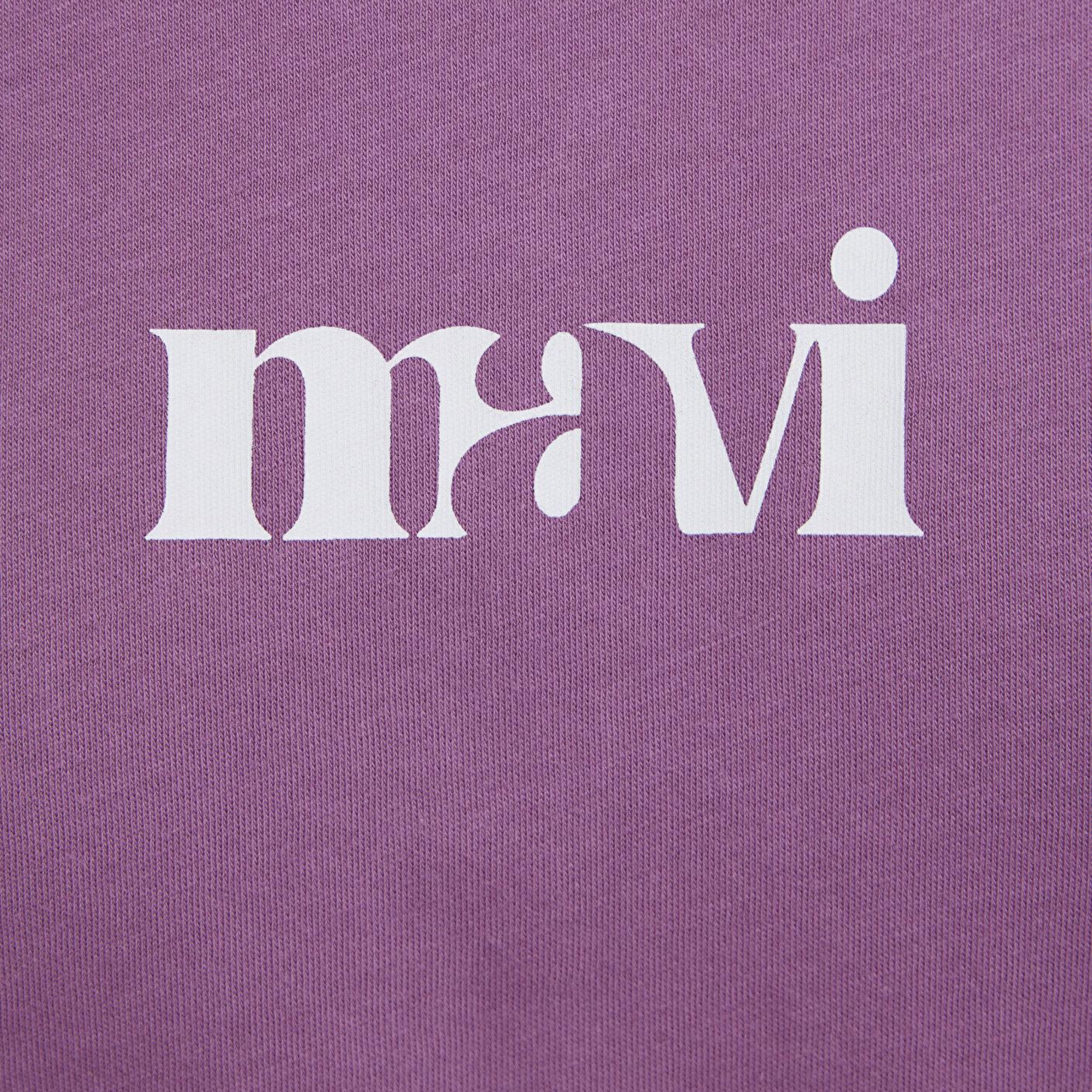 Mavi Mavi Baskılı Mor Tişört Regular Fit / Normal Kesim 1612241-70987