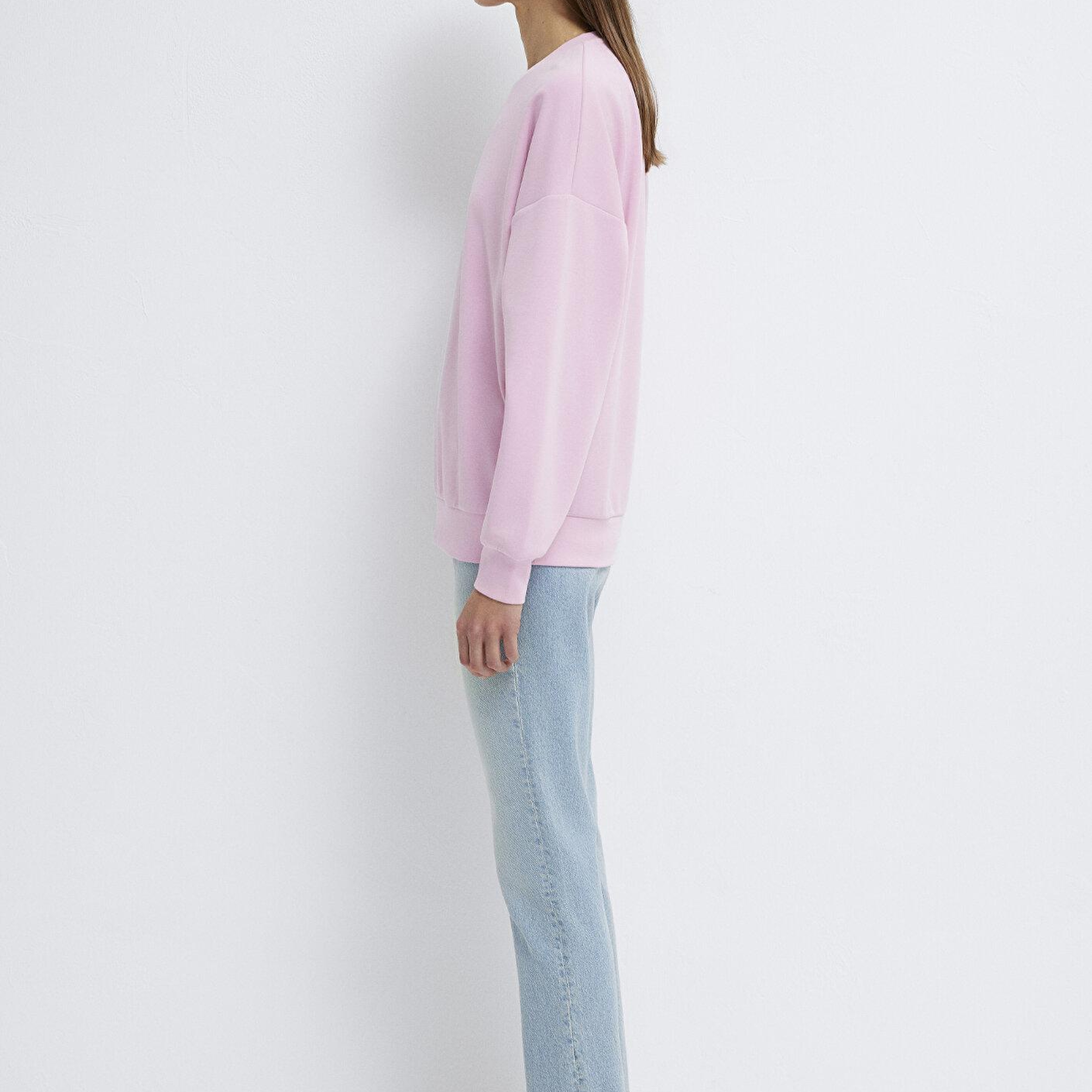 Mavi Soft-Premium Pembe (TENCEL™) Modal Karışımlı Sweatshirt 168837-71117