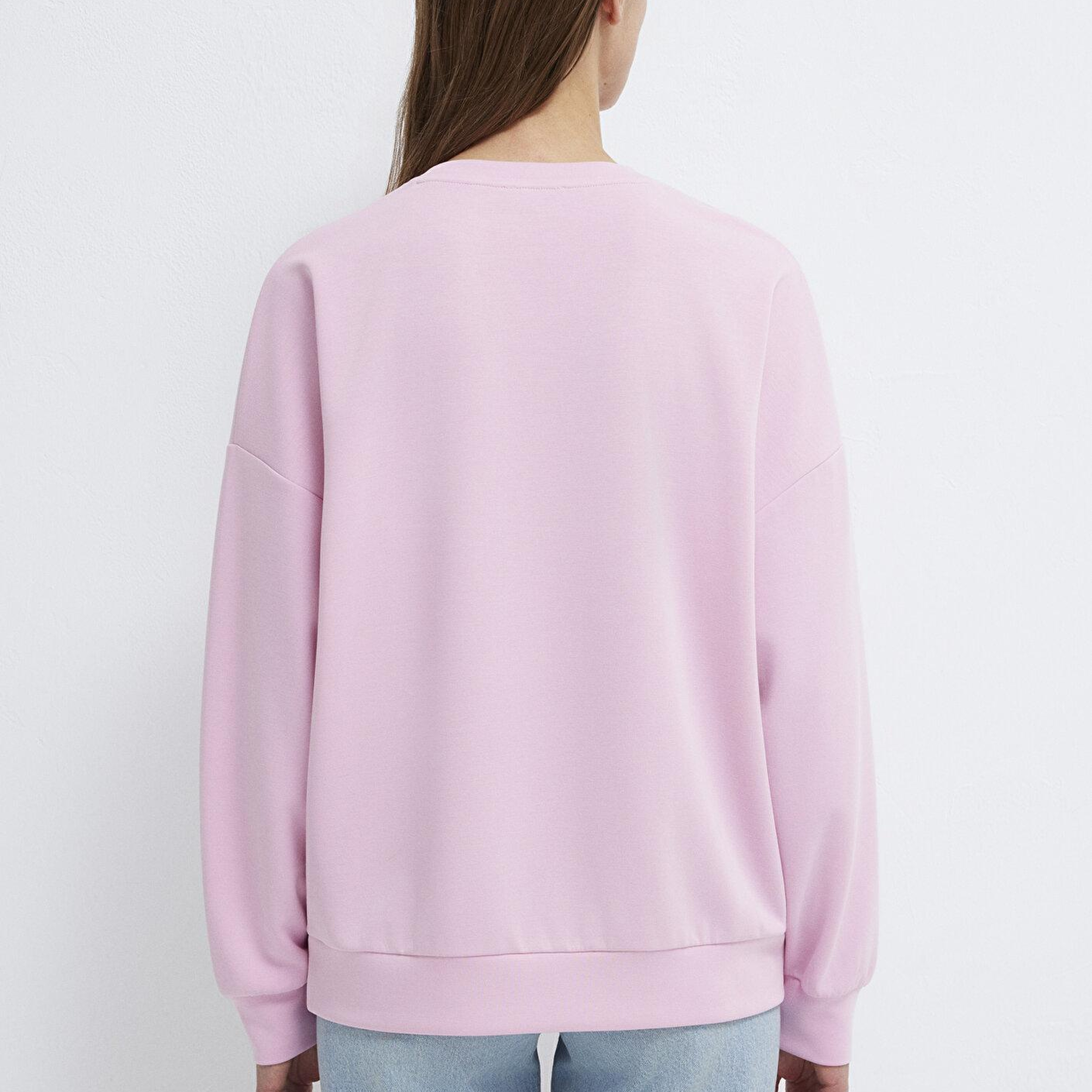 Mavi Soft-Premium Pembe (TENCEL™) Modal Karışımlı Sweatshirt 168837-71117