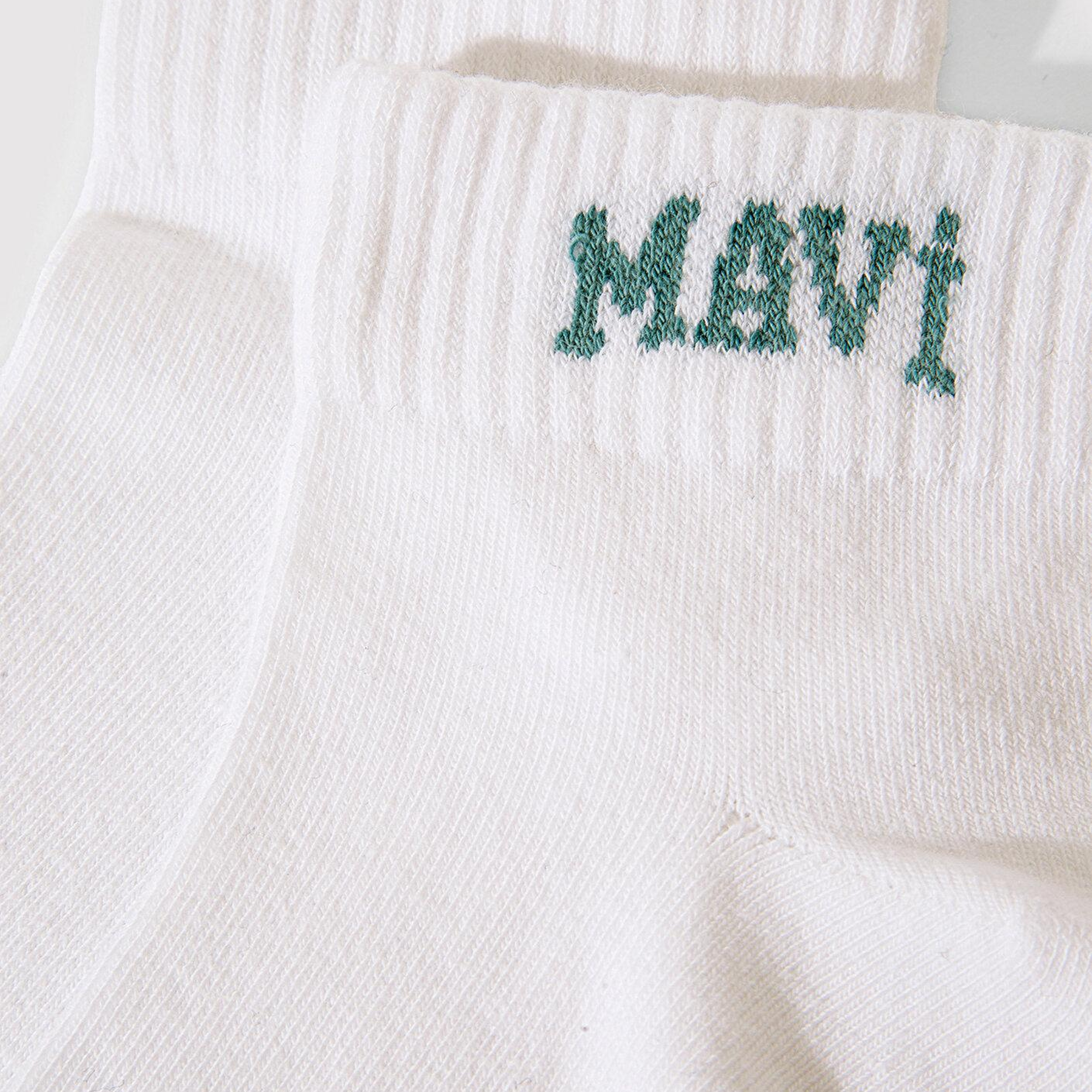Mavi Mavi Logo Detaylı Ekru Patik Çorap 1912785-20843