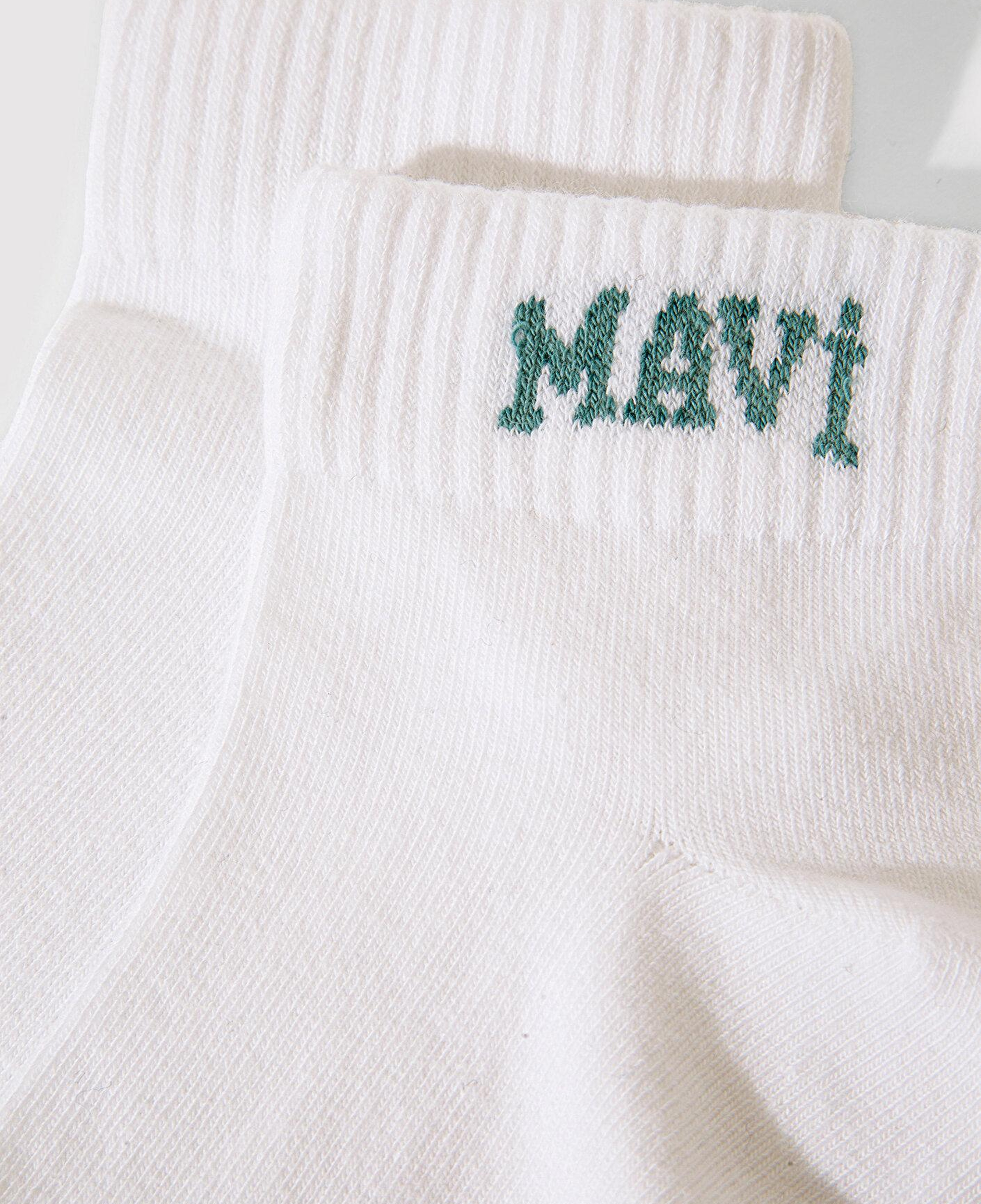 Mavi Mavi Logo Detaylı Ekru Patik Çorap 1912785-20843