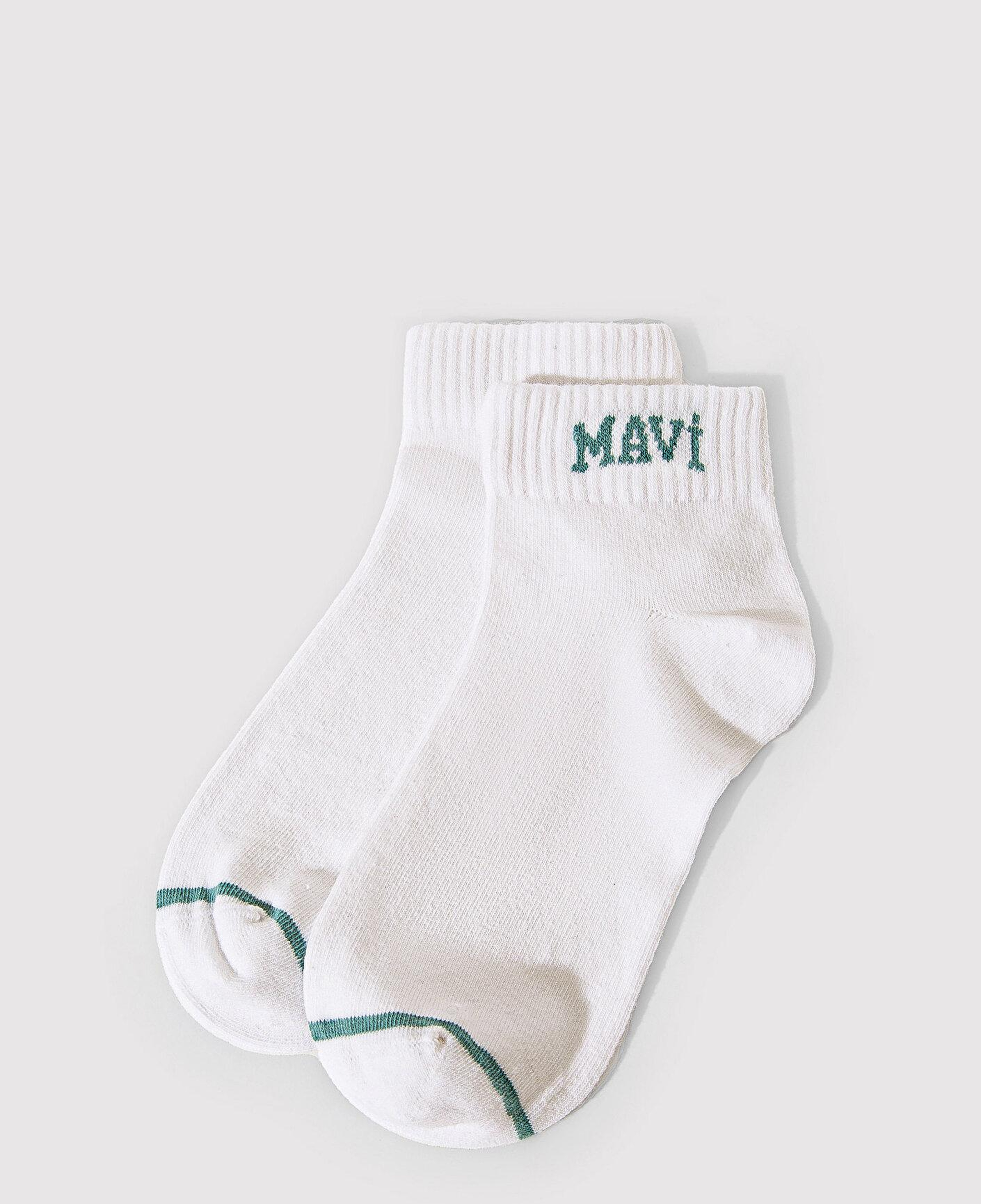 Mavi Mavi Logo Detaylı Ekru Patik Çorap 1912785-20843