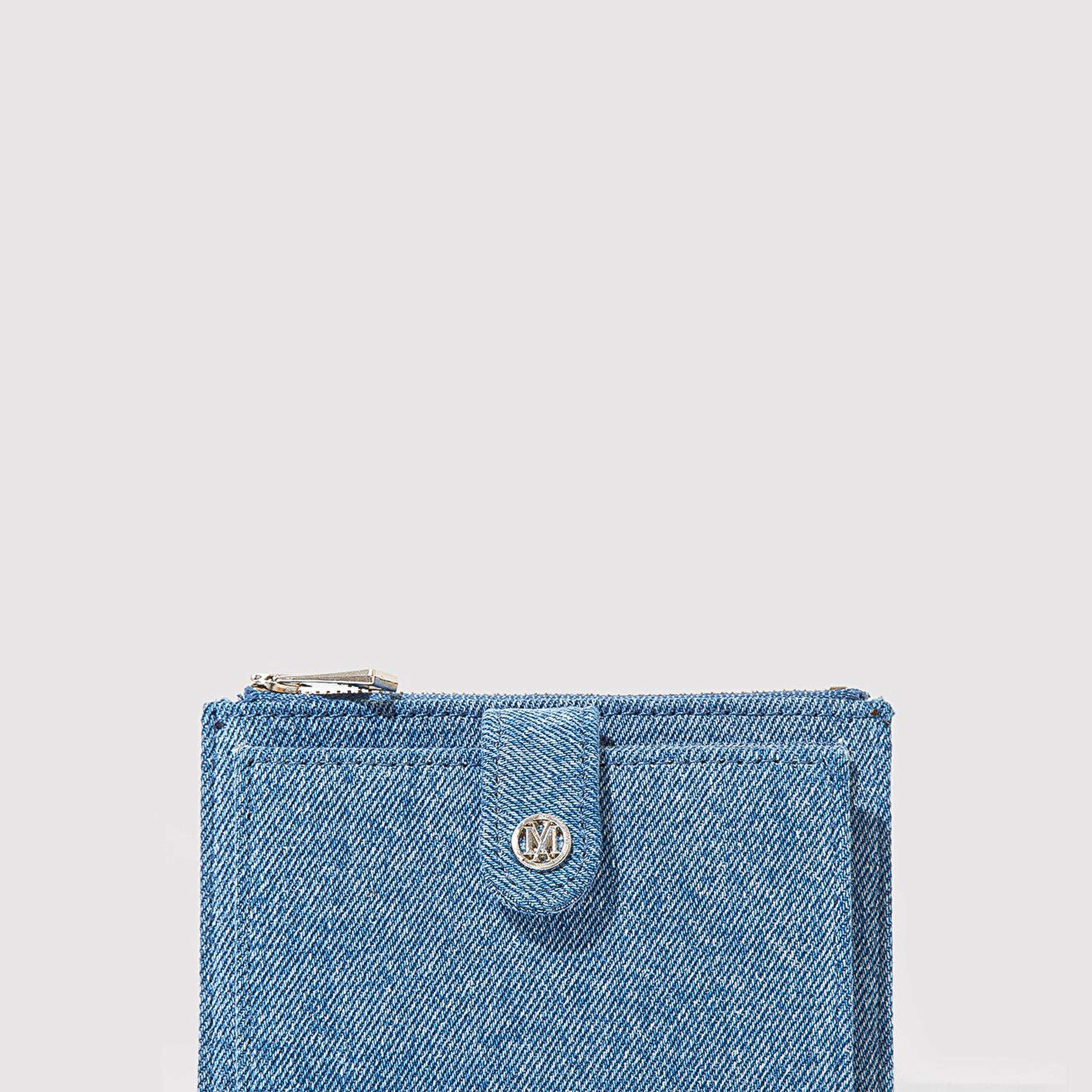 Mavi M Logo Detaylı Denim Cüzdan 1913139-10242