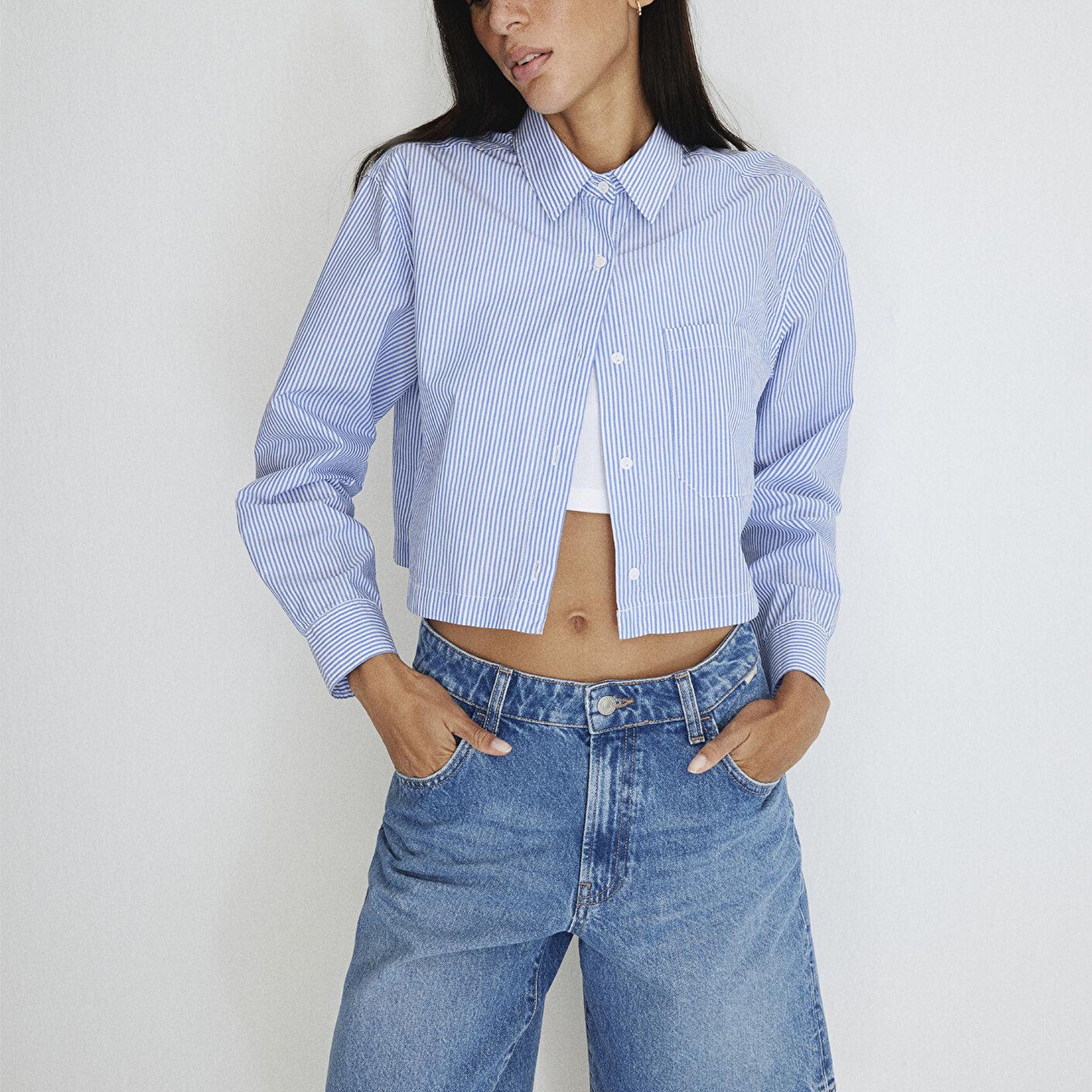 Mavi Melinda Real Blue Indigo Mavisi Jean Şort 1410144-87086