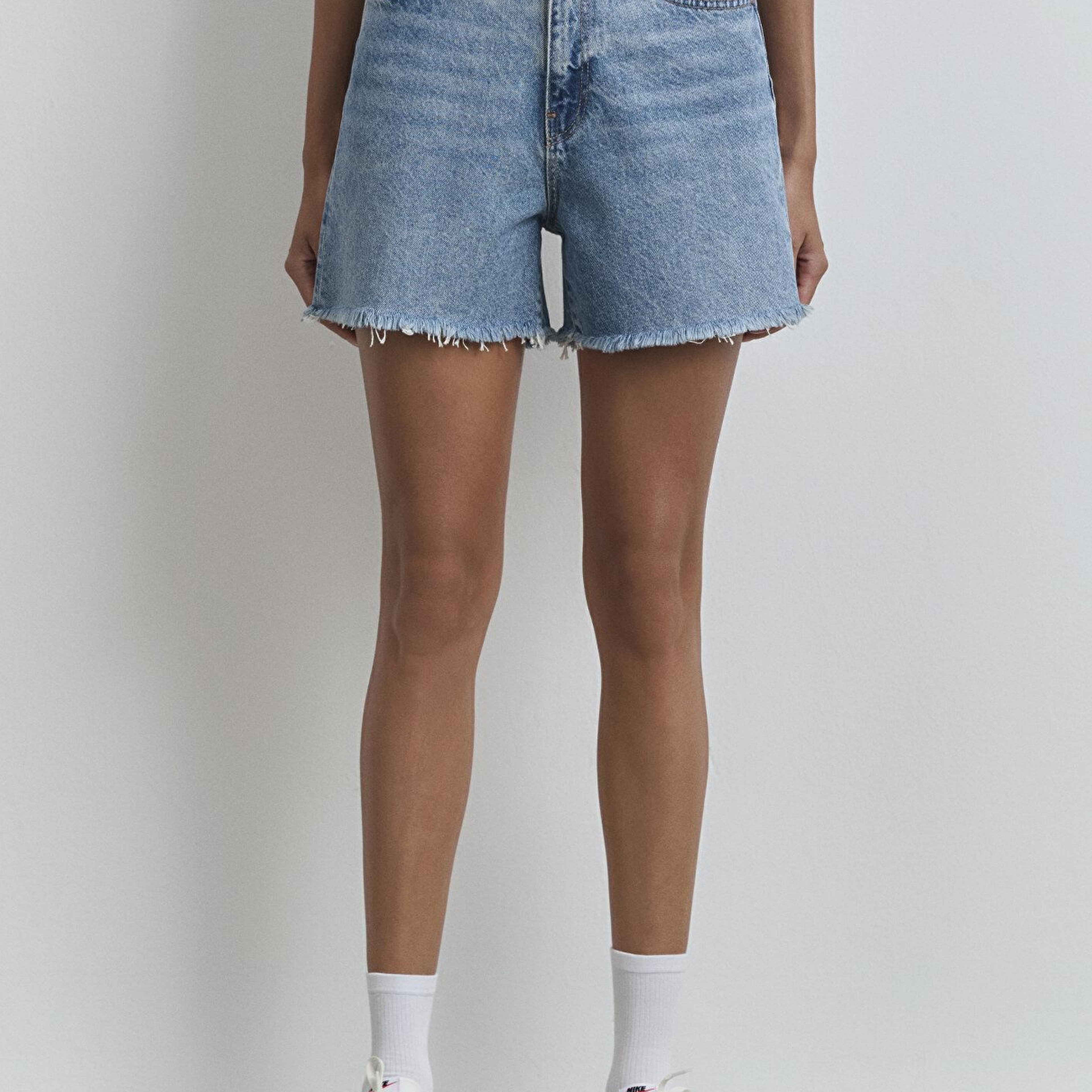 Mavi Millie 90lar İndigo Mavisi Jean Şort 1458987073