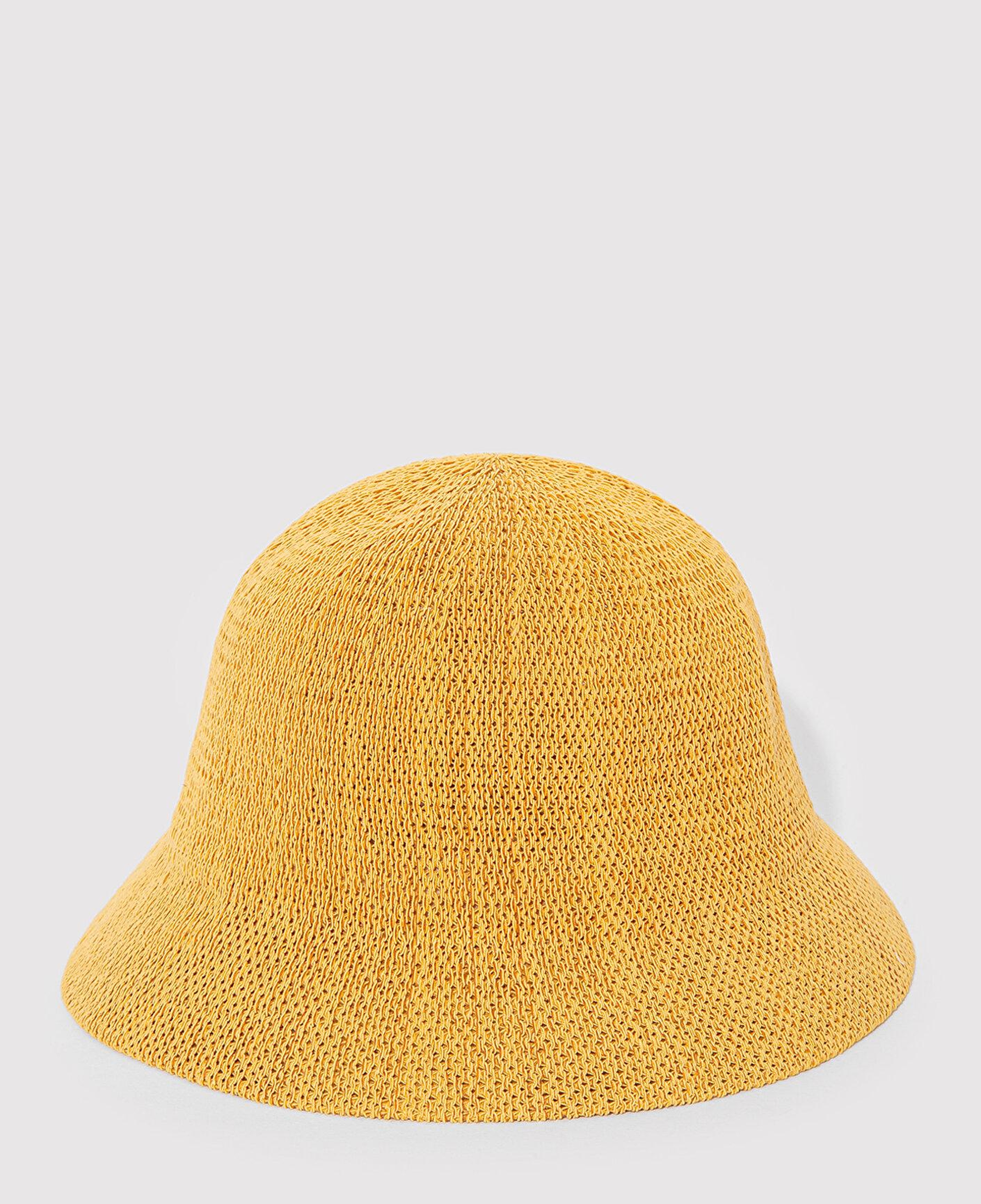 Mavi Sarı Hasır Bucket Şapka 1910080-34333