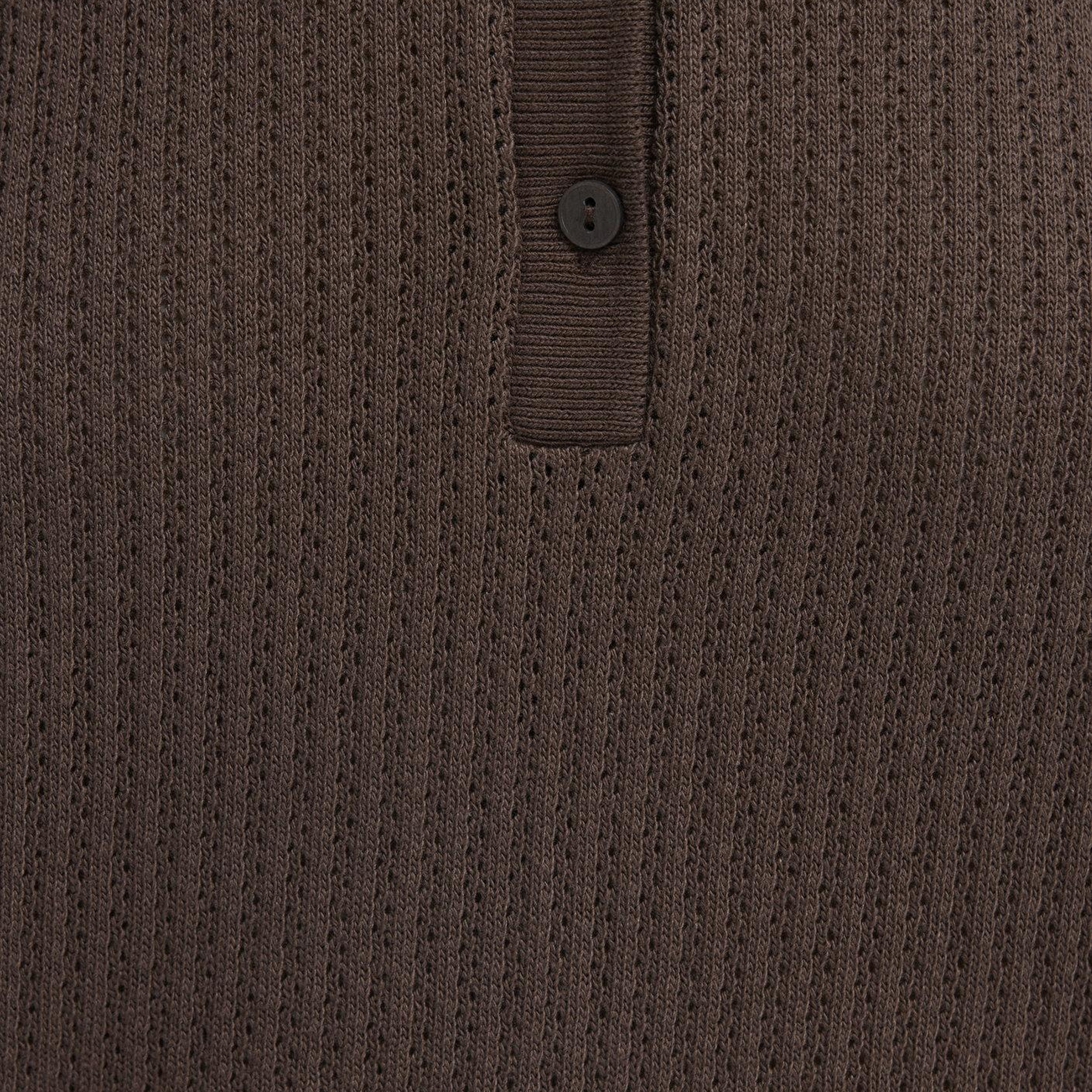 Mavi Örme Kahverengi Polo Tişört Slim Fit / Dar Kesim 1614311-87537