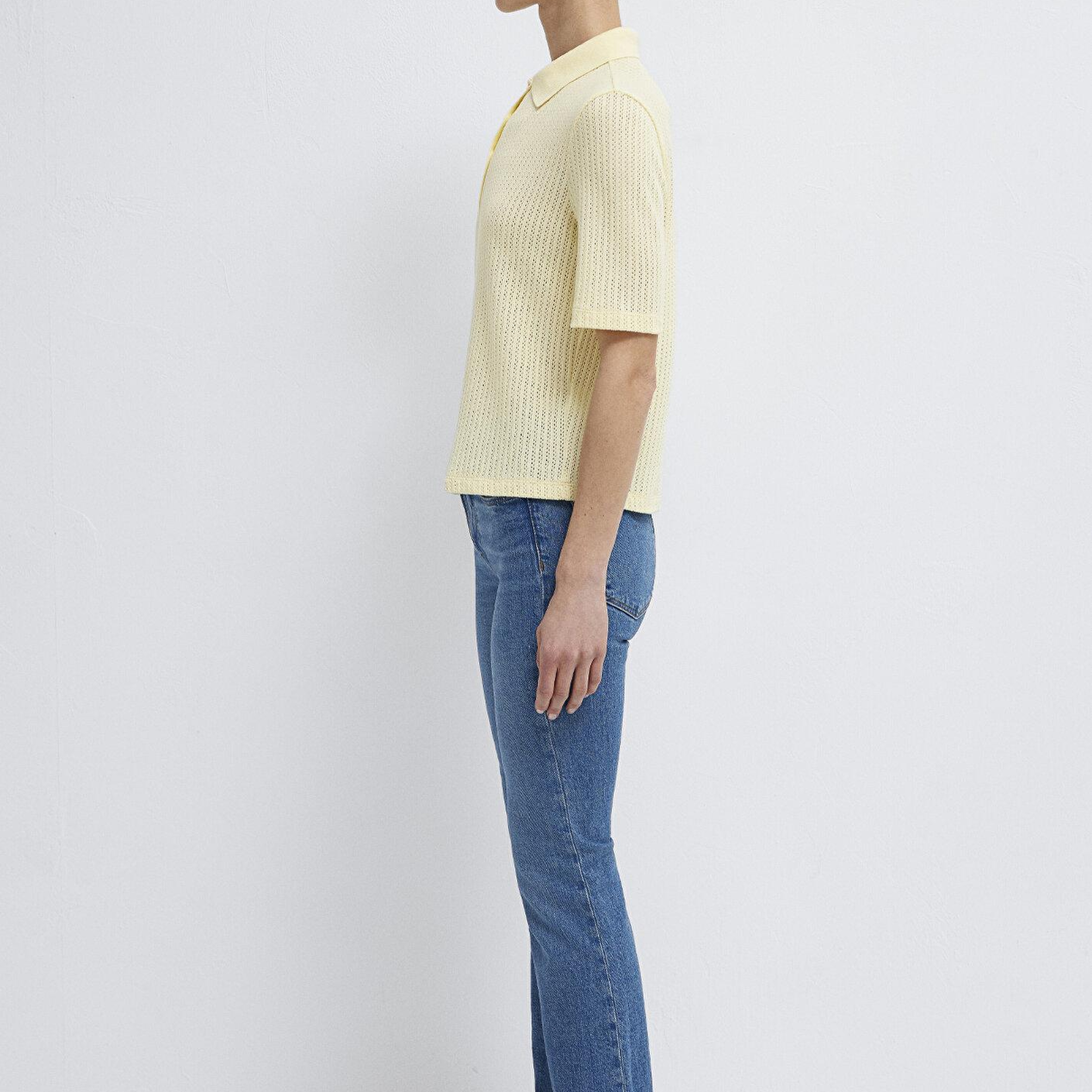 Mavi Örme Sarı Polo Tişört Slim Fit / Dar Kesim 1614311-71315