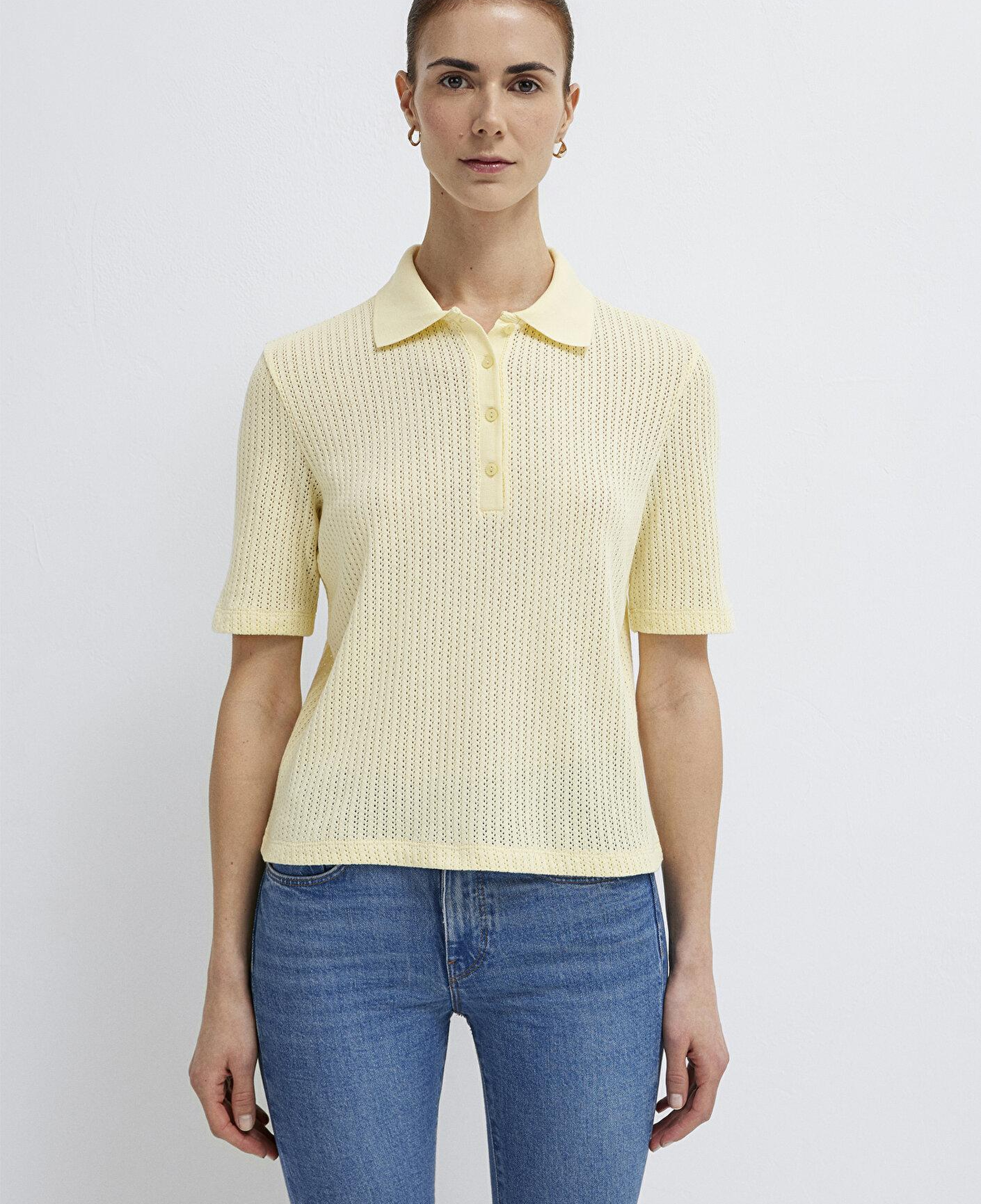 Mavi Örme Sarı Polo Tişört Slim Fit / Dar Kesim 1614311-71315