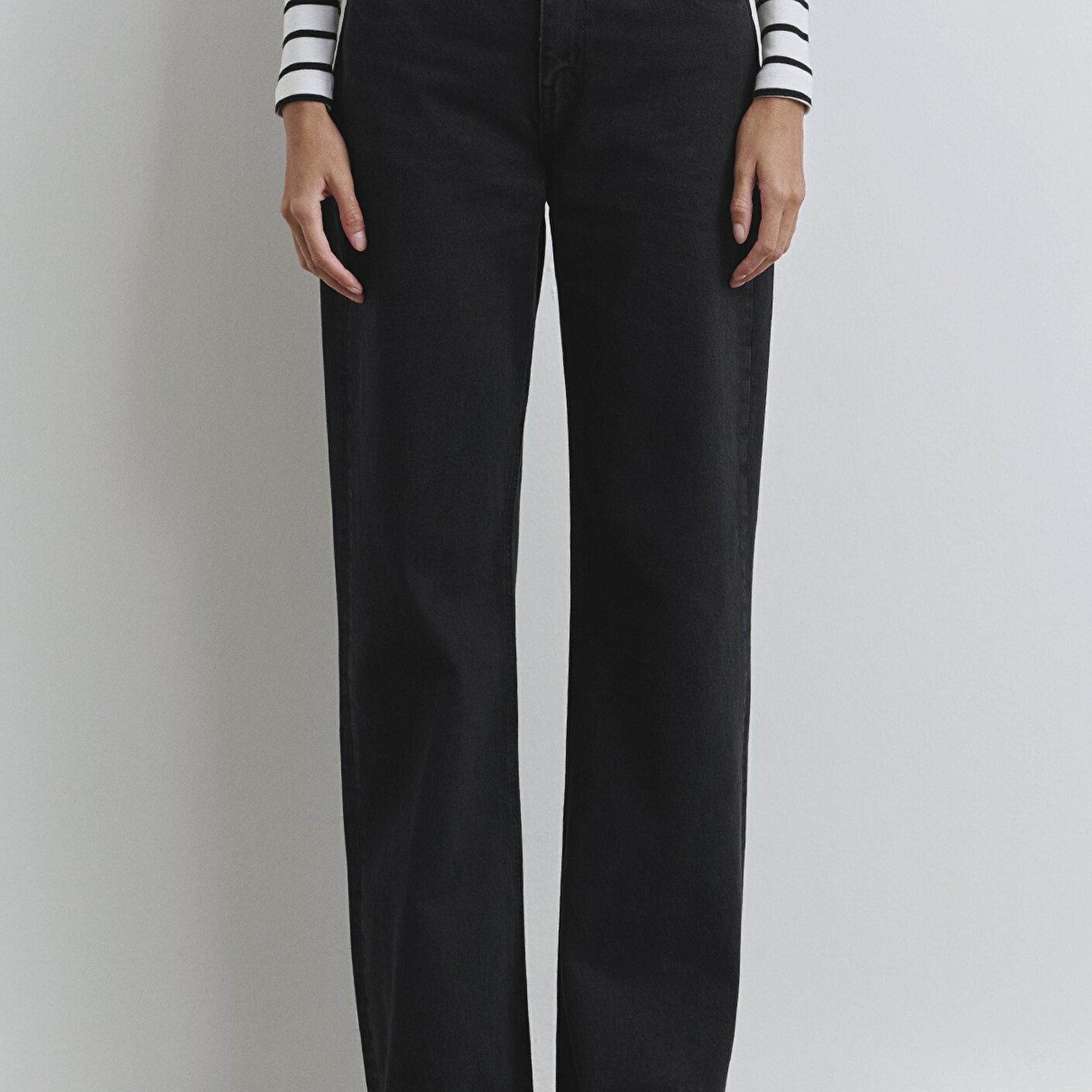 Mavi Victoria Classic Denim Antrasit Smoke Jean Pantolon 101072-82298