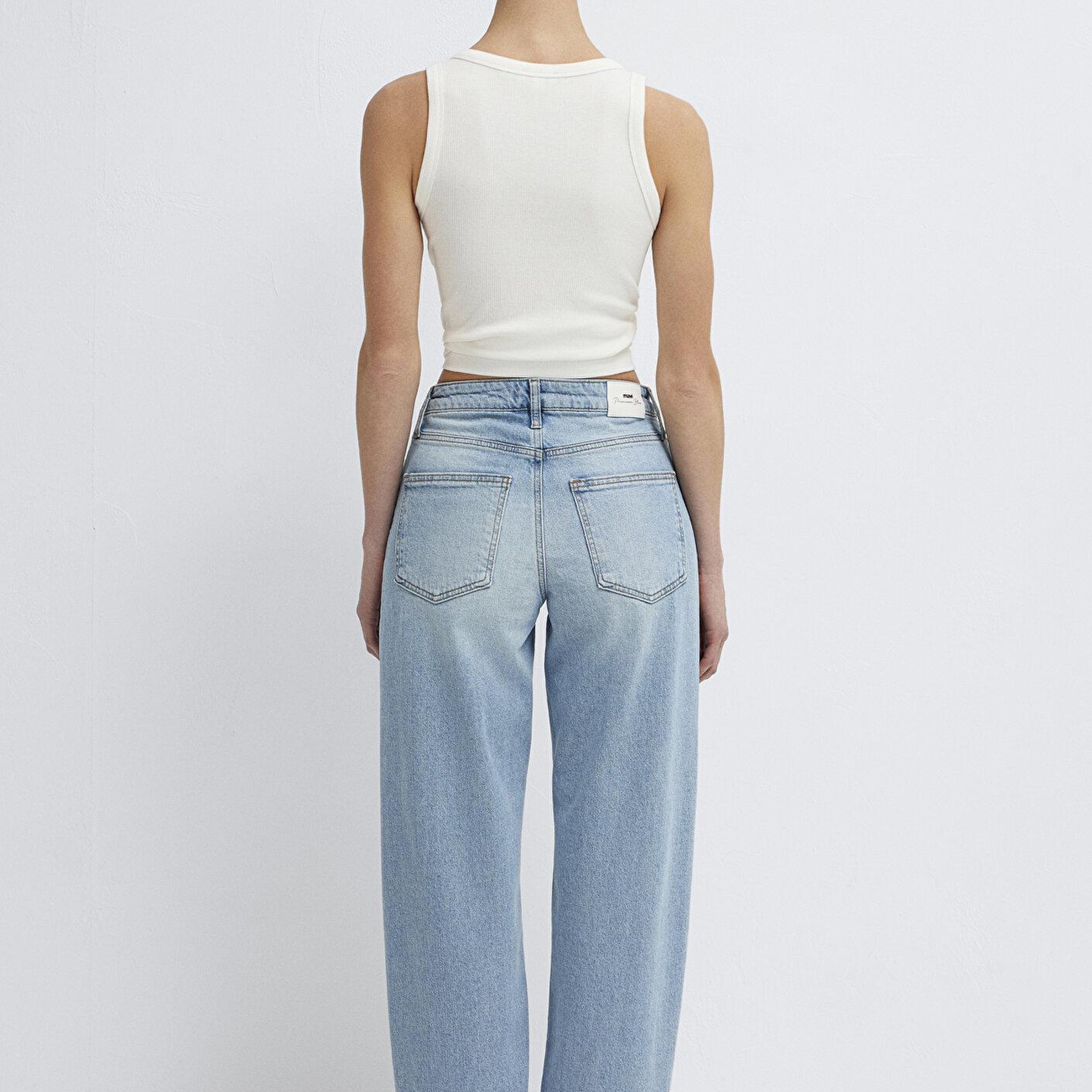Mavi Leila Premium Blue Gölgeli Açık Mavi Jean Pantolon 1010600-A1573
