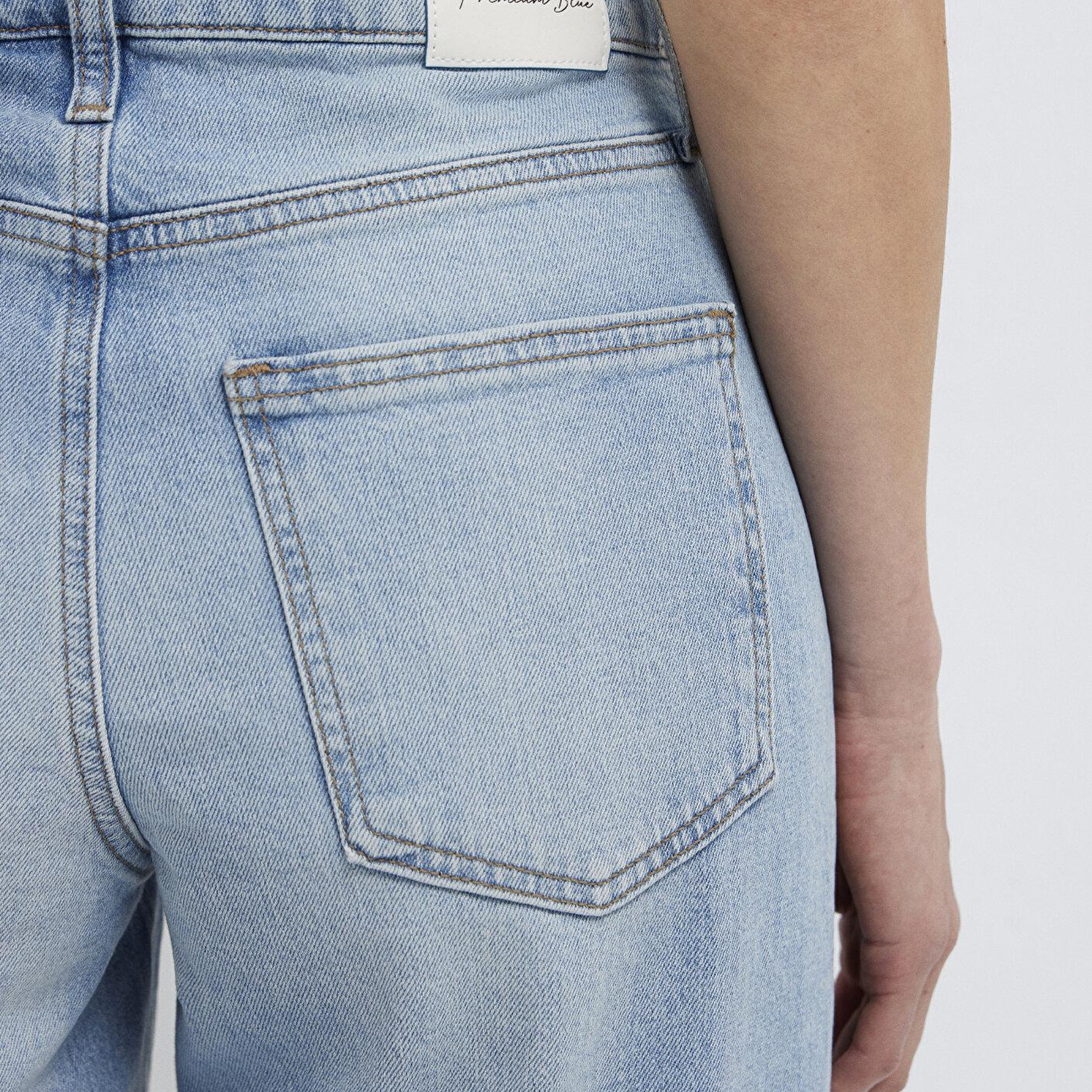 Mavi Leila Premium Blue Gölgeli Açık Mavi Jean Pantolon 1010600-A1573