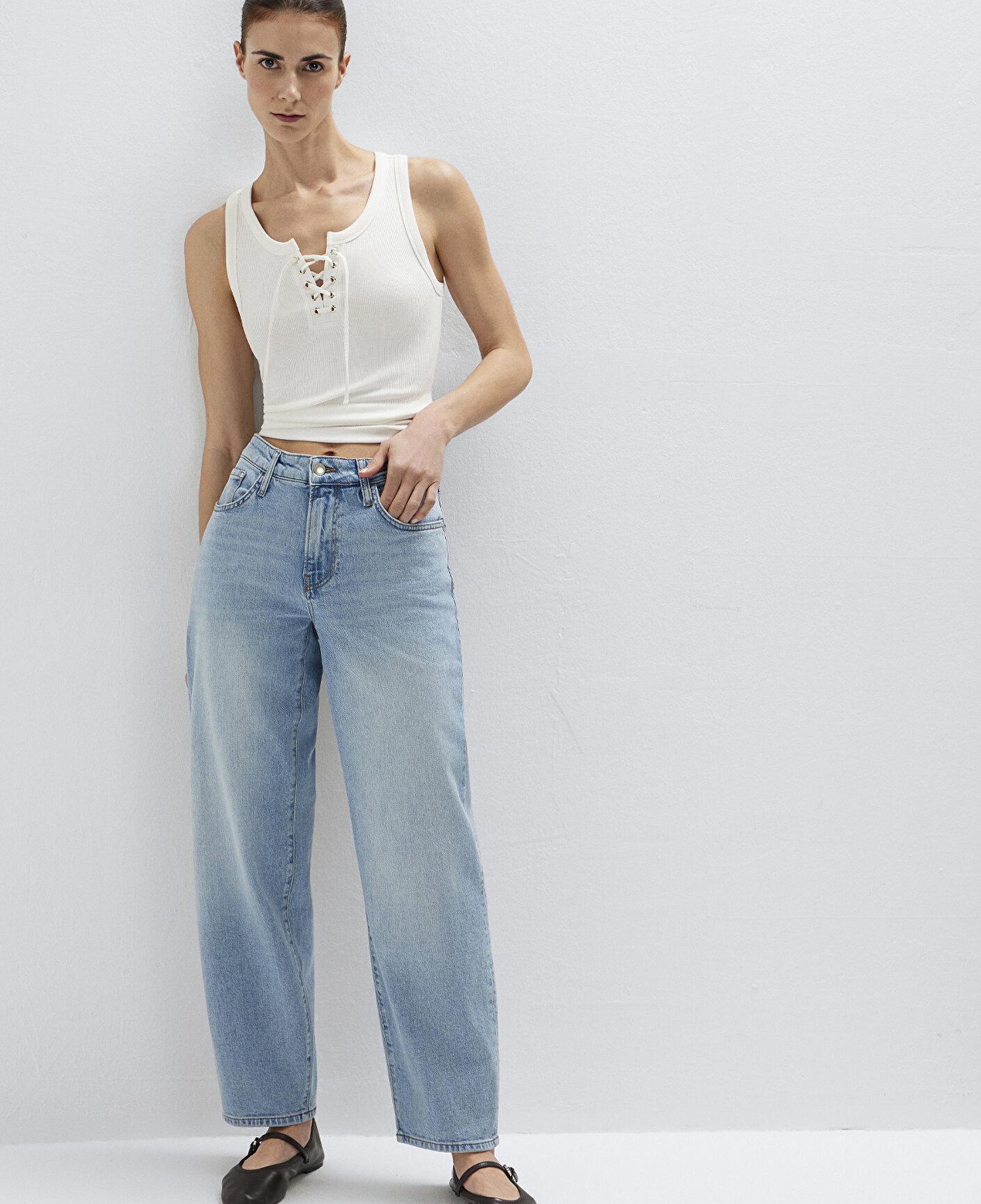 Mavi Leila Premium Blue Gölgeli Açık Mavi Jean Pantolon 1010600-A1573