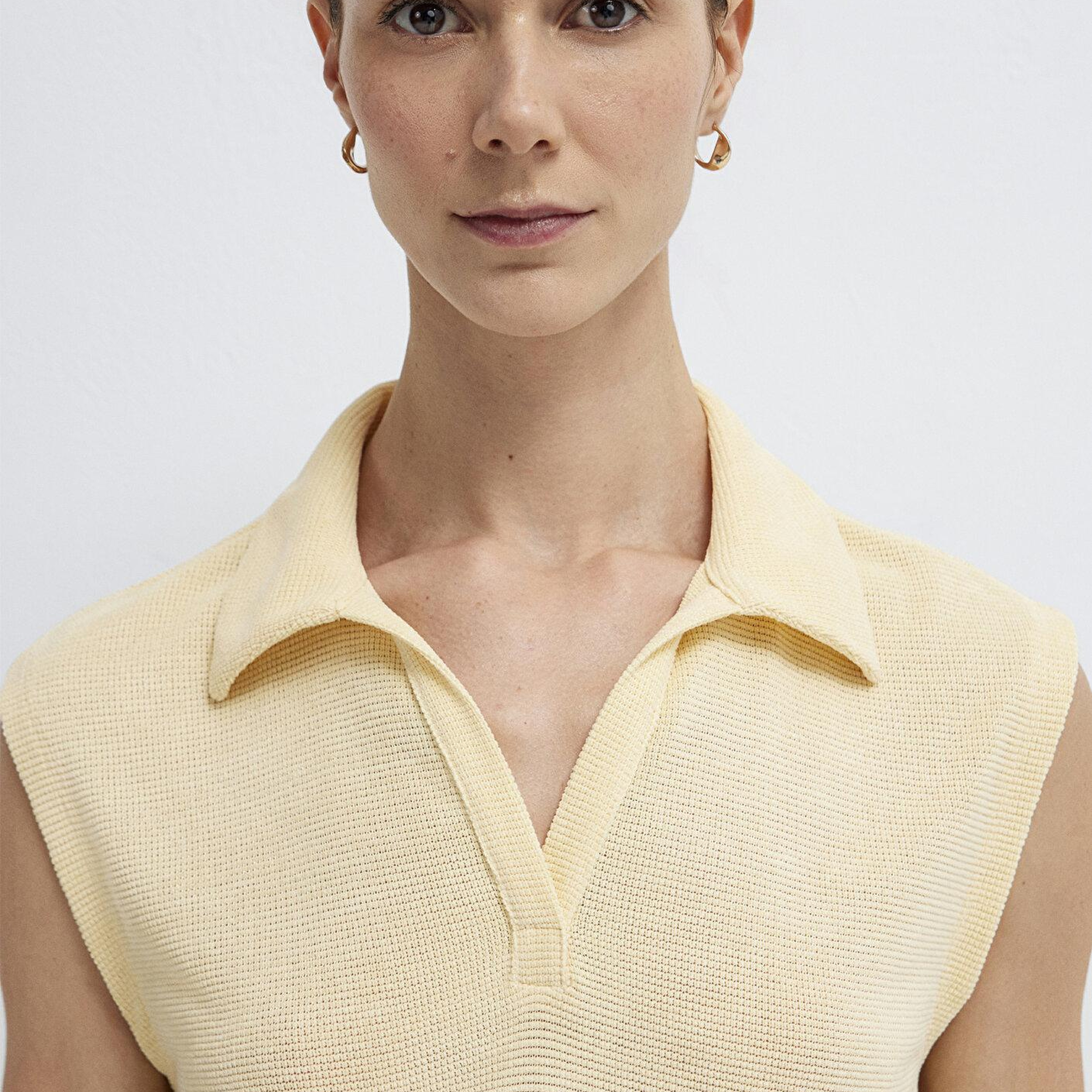 Mavi Bej Polo Tişört Semi Slim Fit / Yarı Dar Kesim 1613952-84571