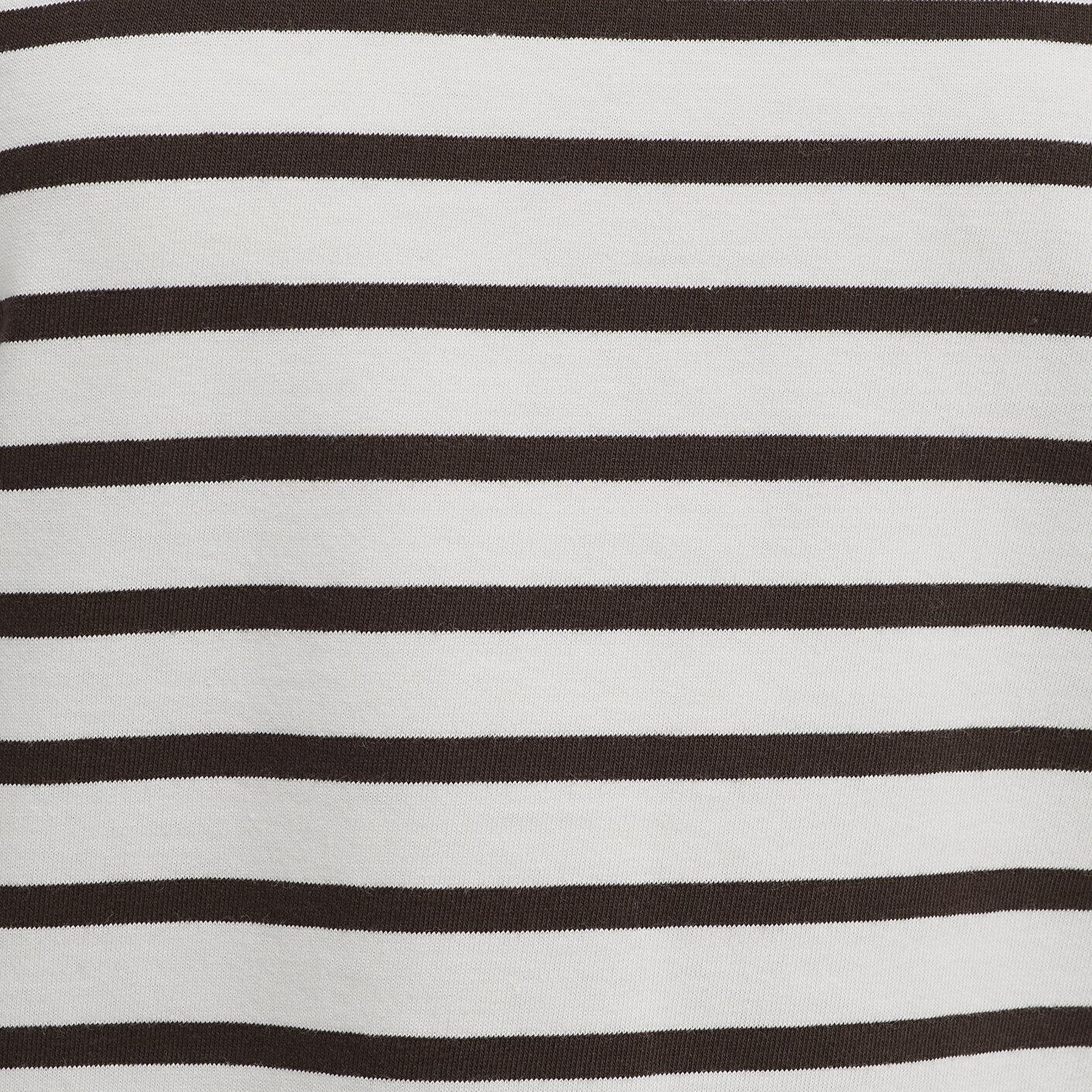 Mavi Çizigli Ekru Tişört Slim Fit / Dar Kesim 1614216-86687