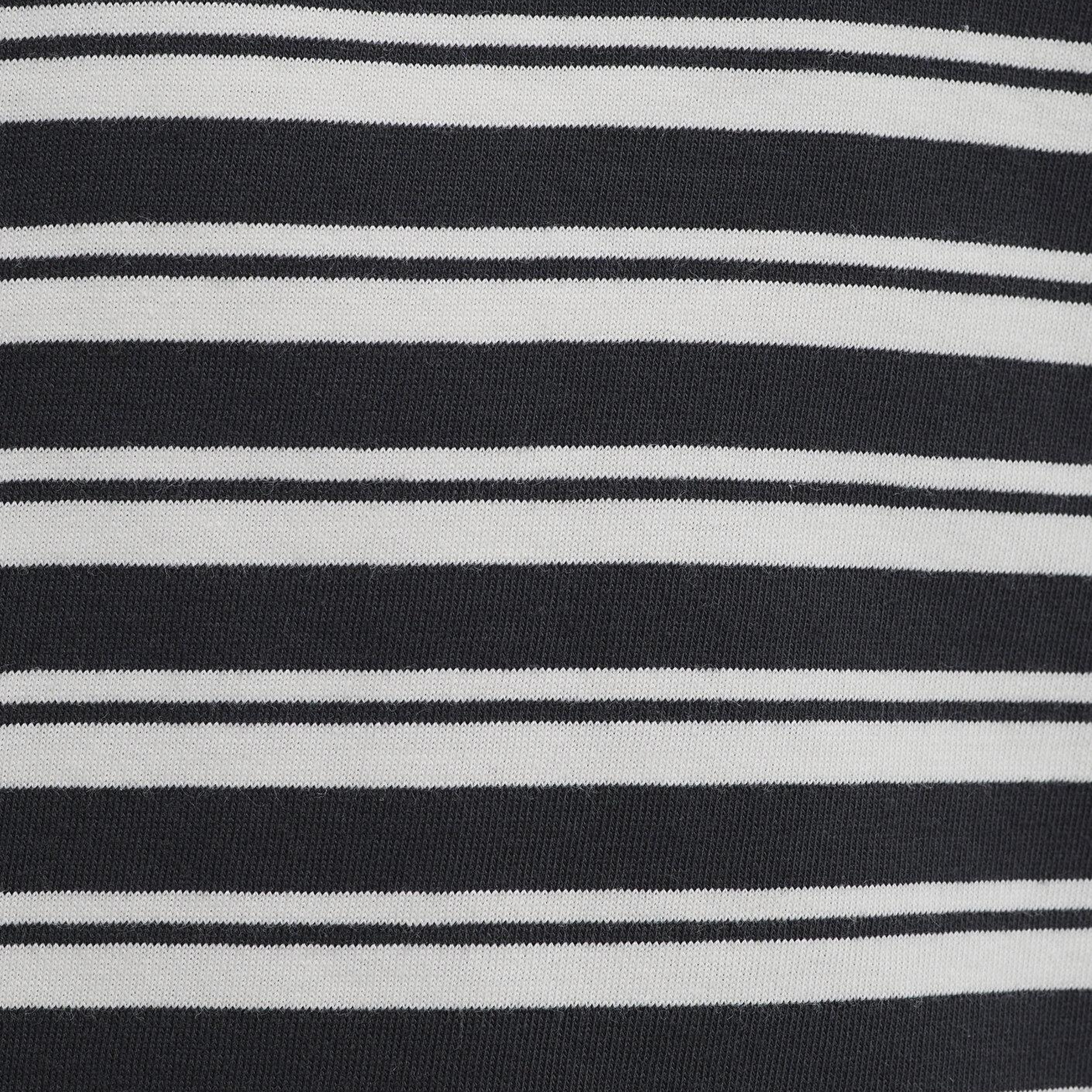 Mavi Çizgili Antrasit Tişört Slim Fit / Dar Kesim 1614216-85308