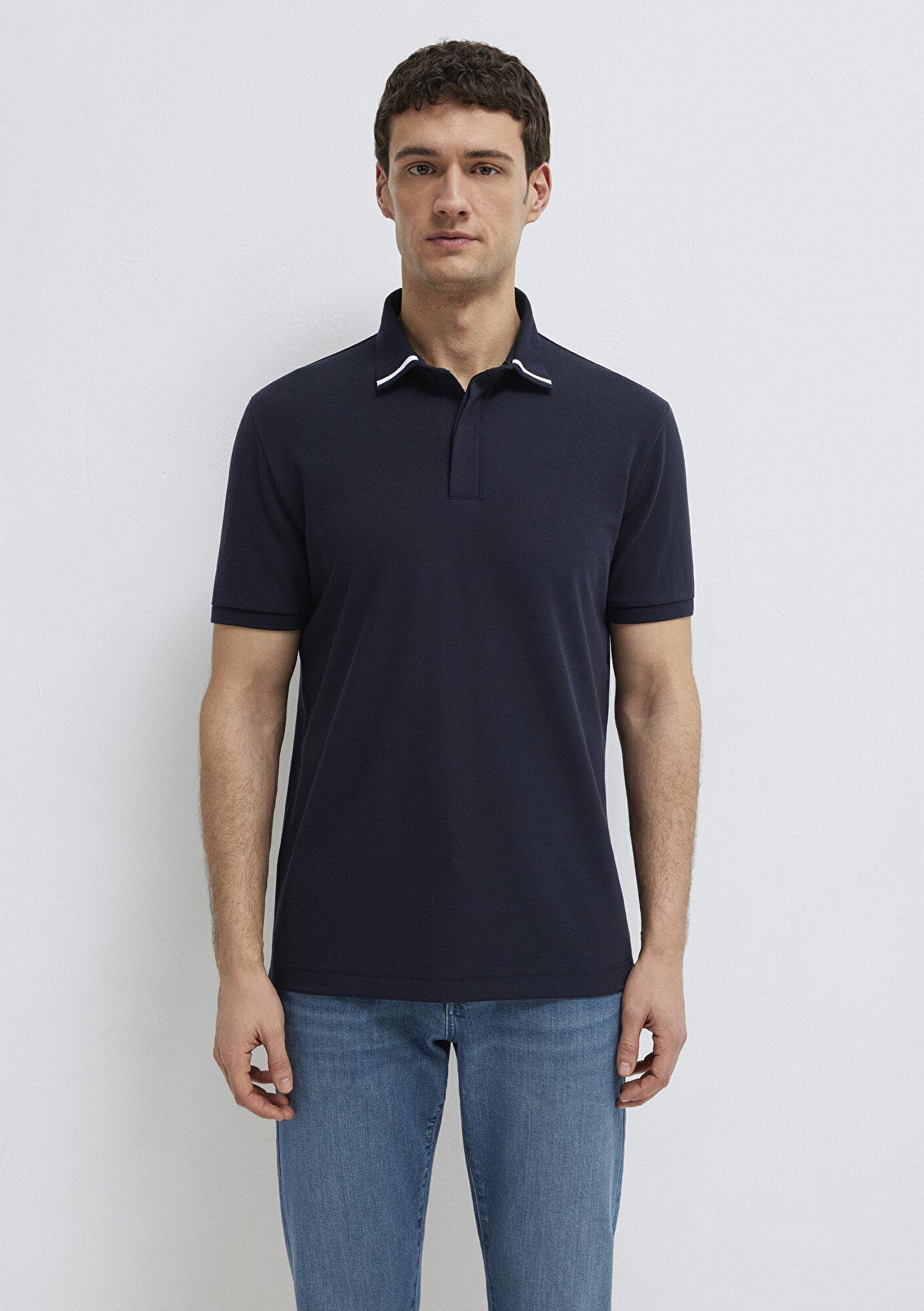 Mavi Soft-Premium Lacivert Polo Tişört Regular Fit / Normal Kesim 0613358-70490