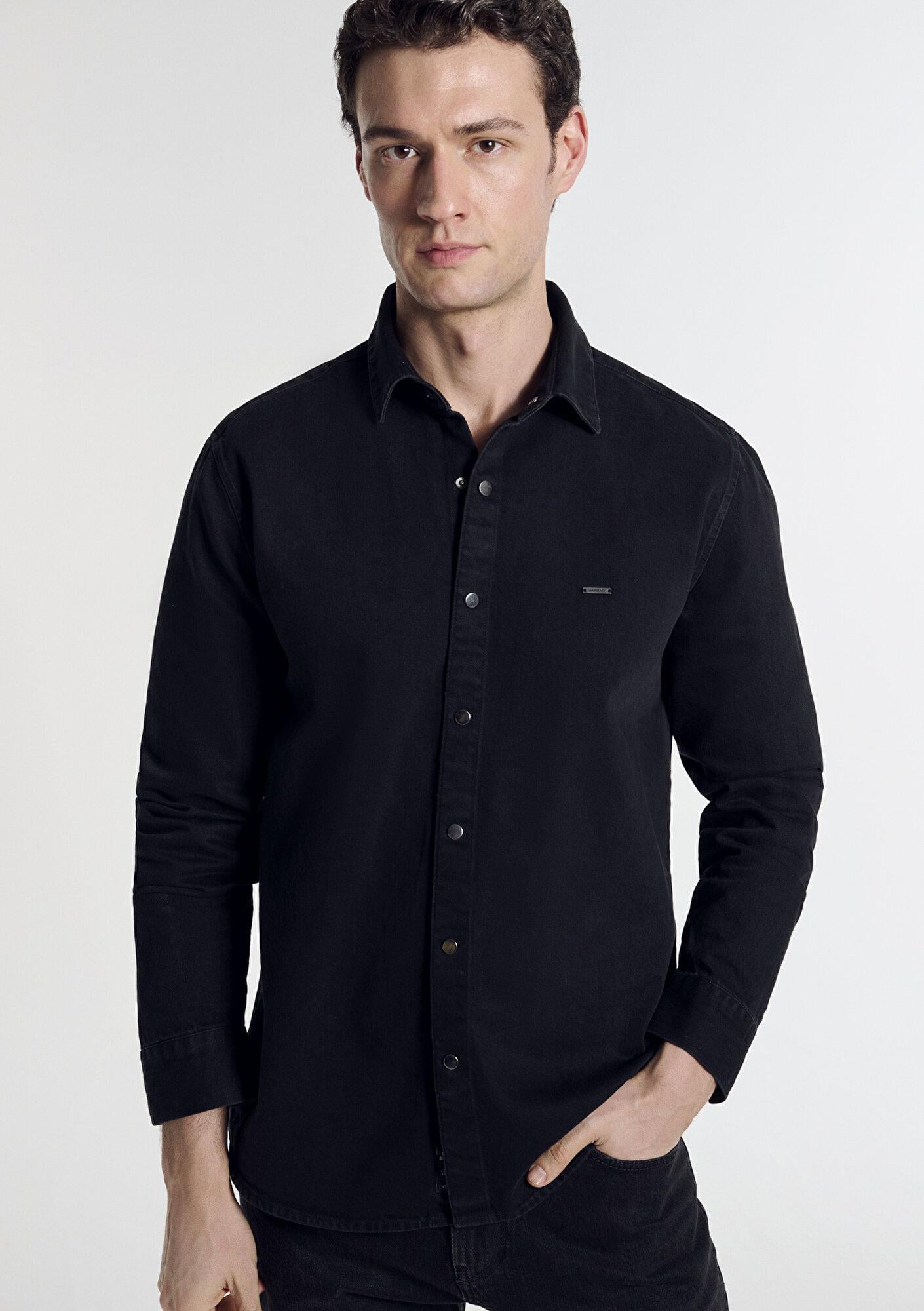 Mavi Mavi Black Siyah Gömlek Regular Fit / Normal Kesim 0211865-90850
