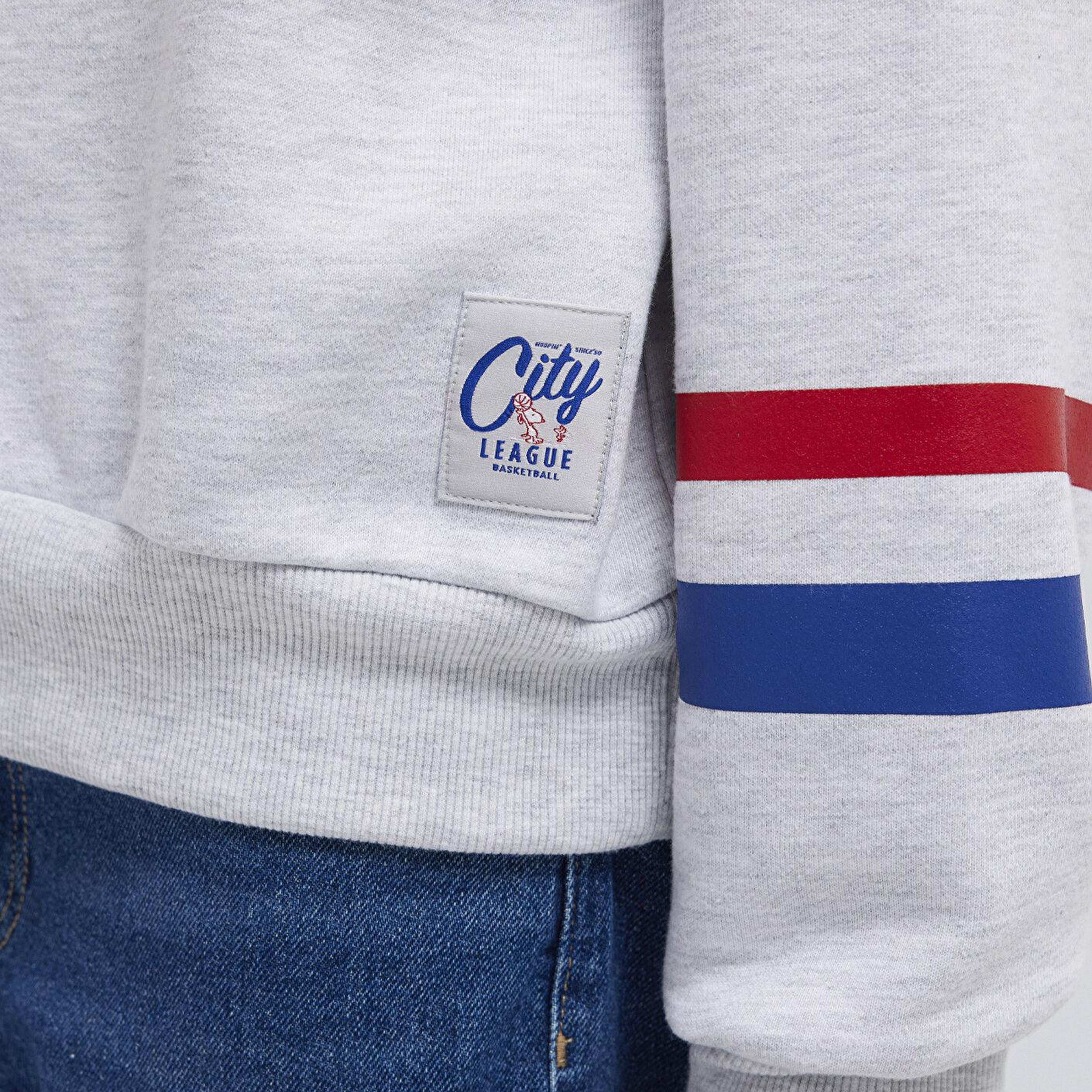 Mavi Peanuts Baskılı Gri Sweatshirt 1S10529-80196