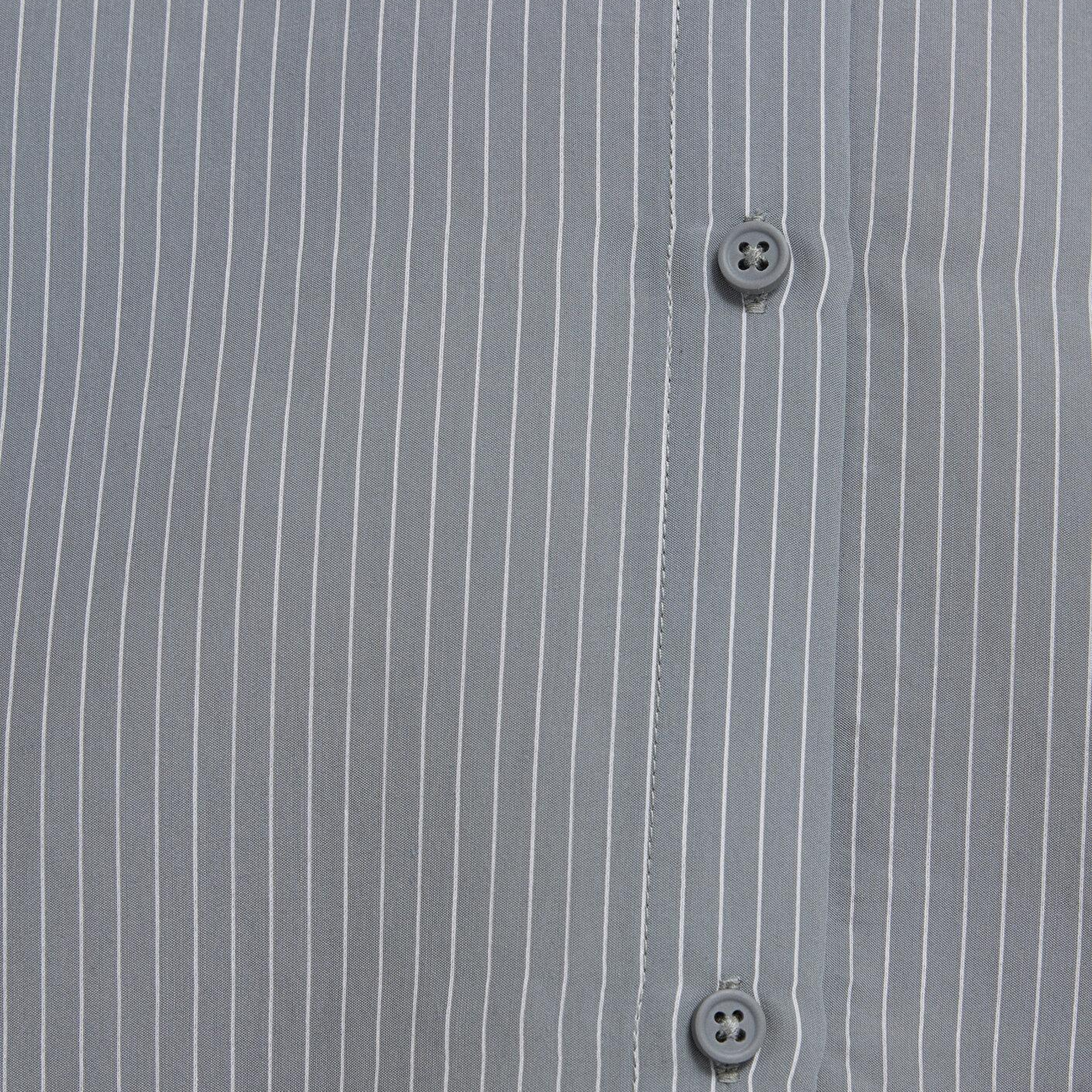Mavi Çizgili (TENCEL™) Liyosel Karışımlı Gömlek Regular Fit / Normal Kesim 1211374-88069