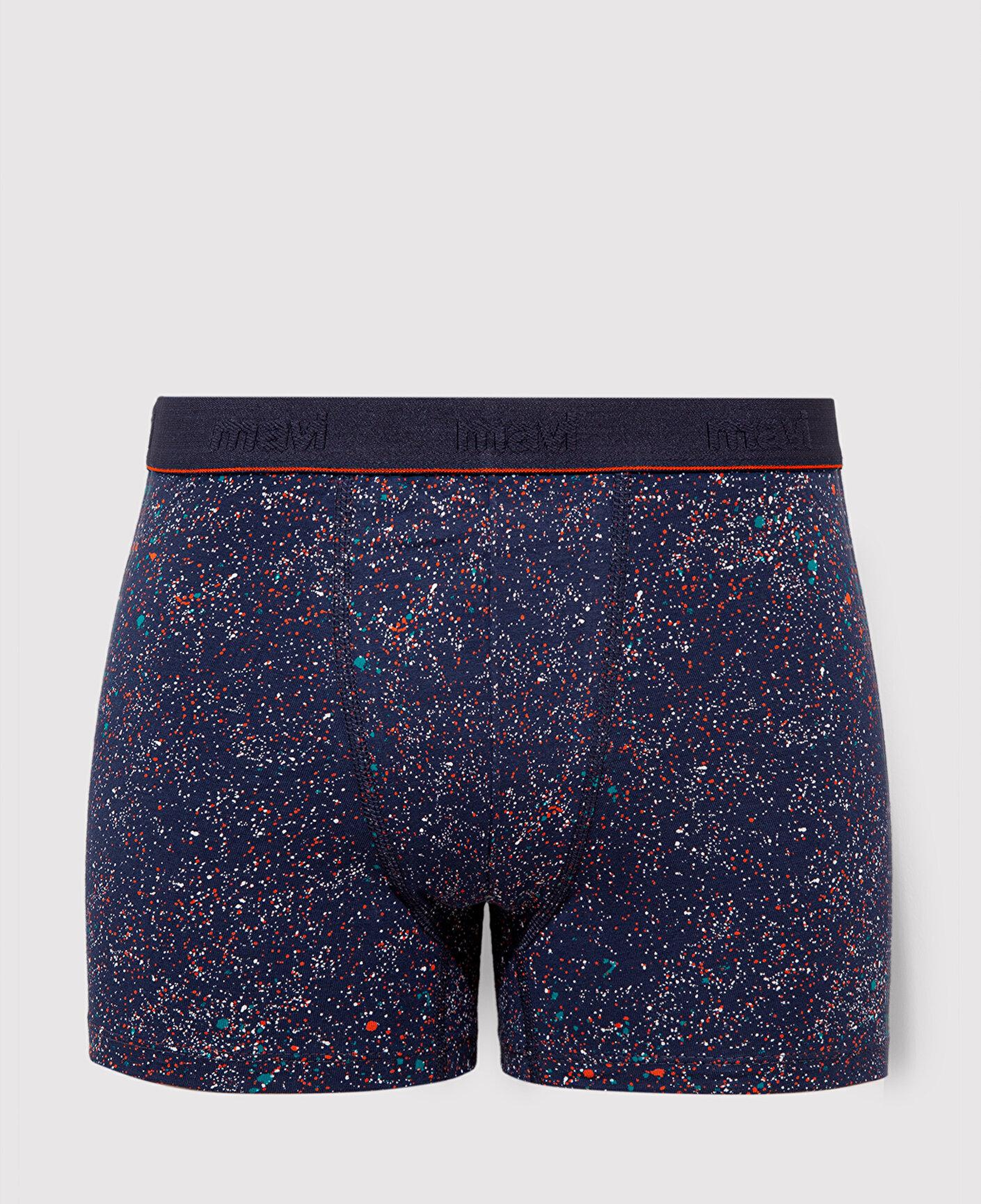 Mavi Baskılı Lacivert Boxer 091280-28417