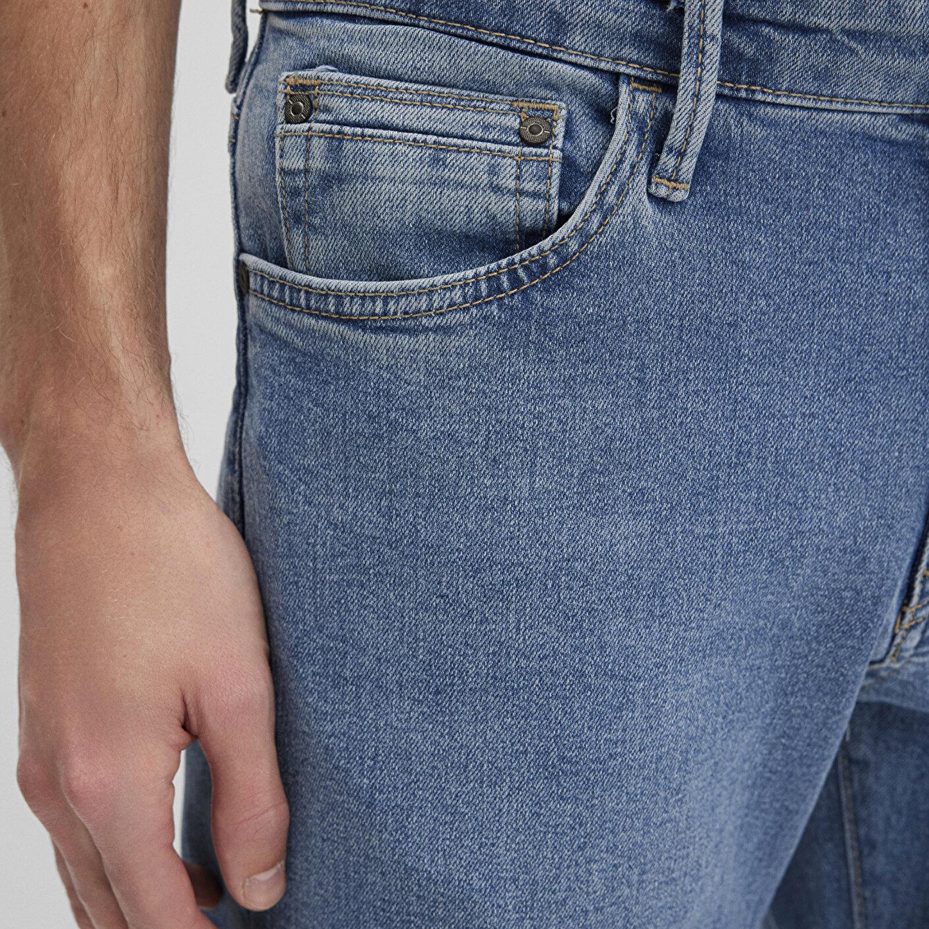 Mavi Hunter 90lar Puslu Vintage Açık Mavi Jean Pantolon 0020289268