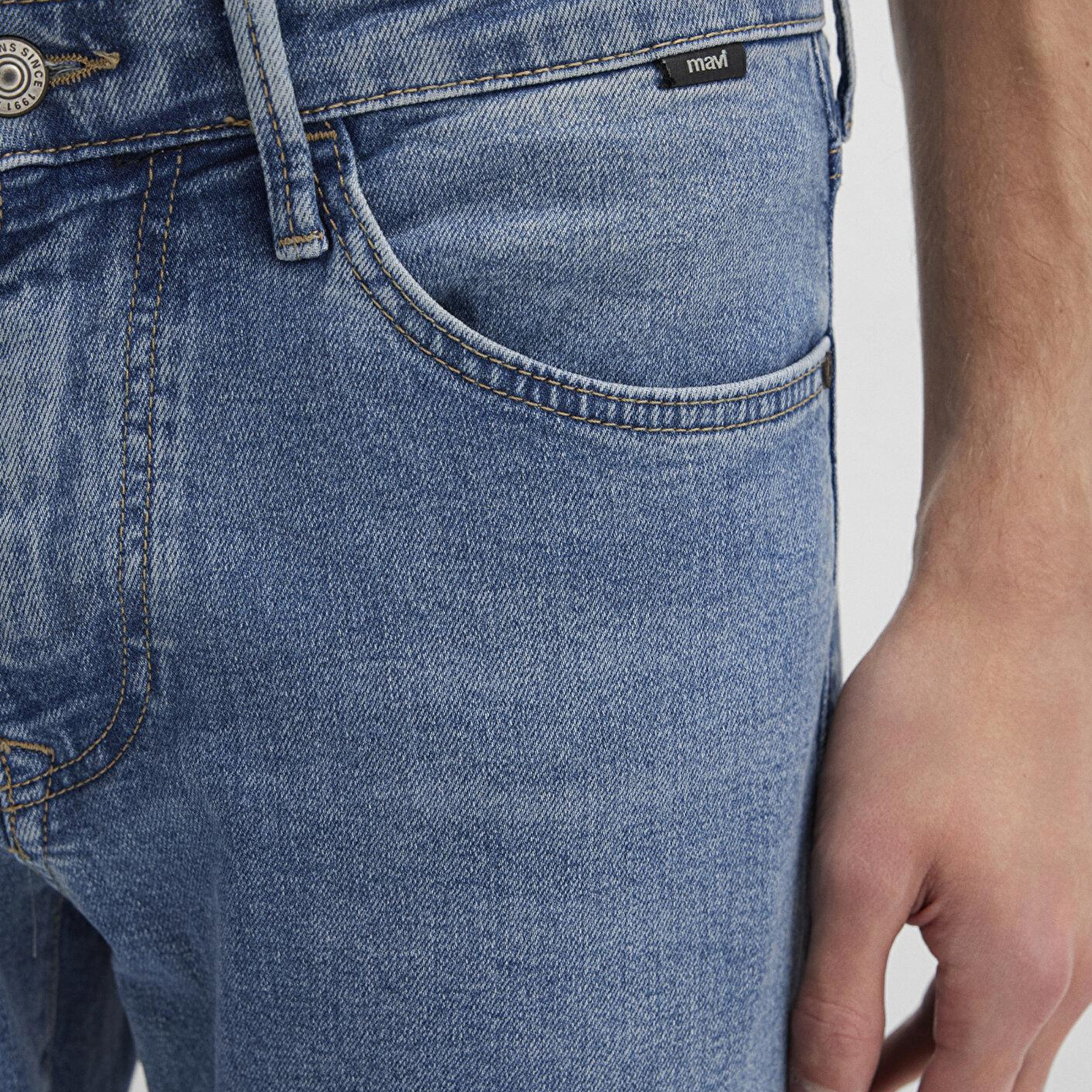 Mavi Hunter 90lar Puslu Vintage Açık Mavi Jean Pantolon 0020289268