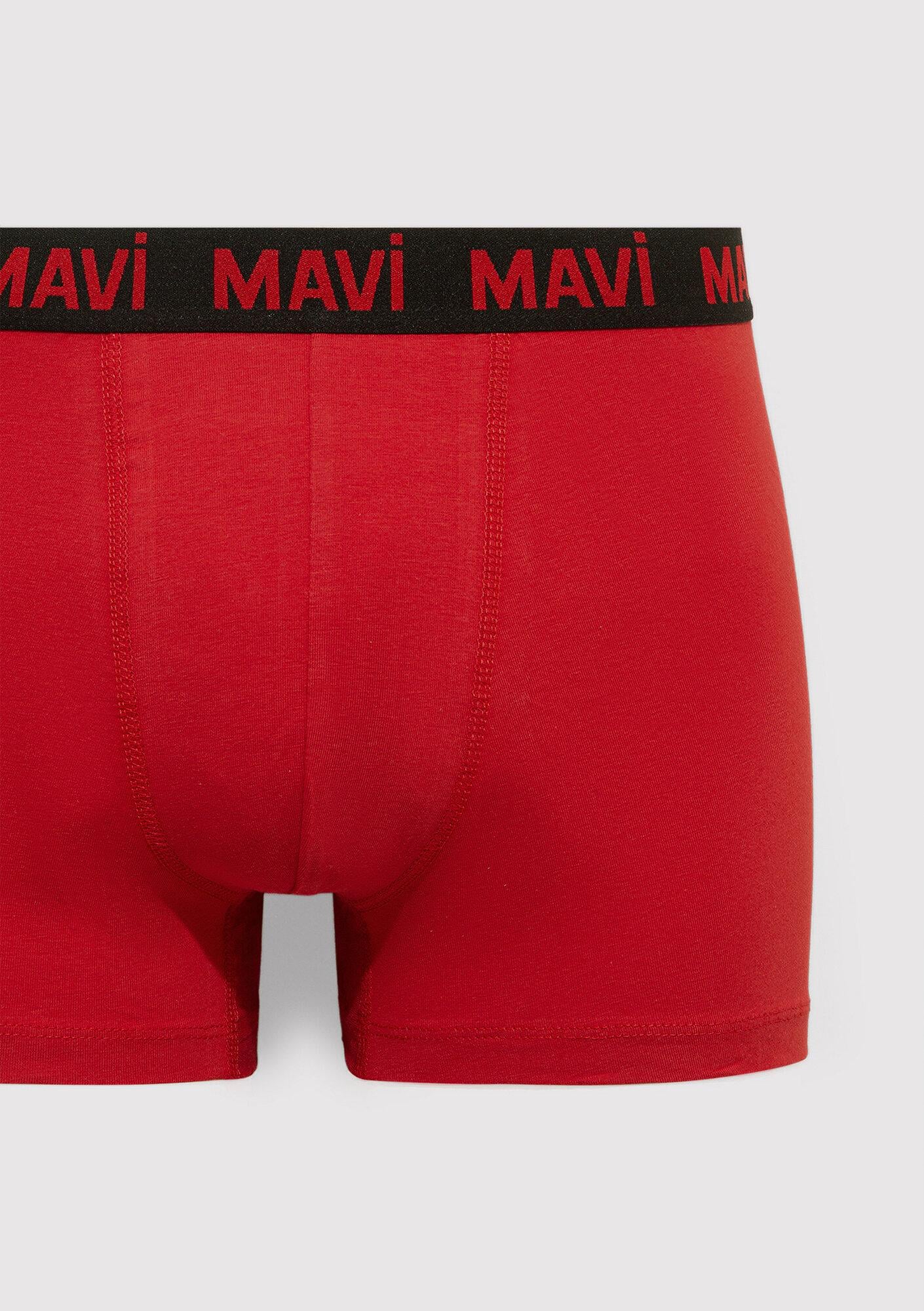 Mavi Kırmızı Basic Boxer 0911077-27120