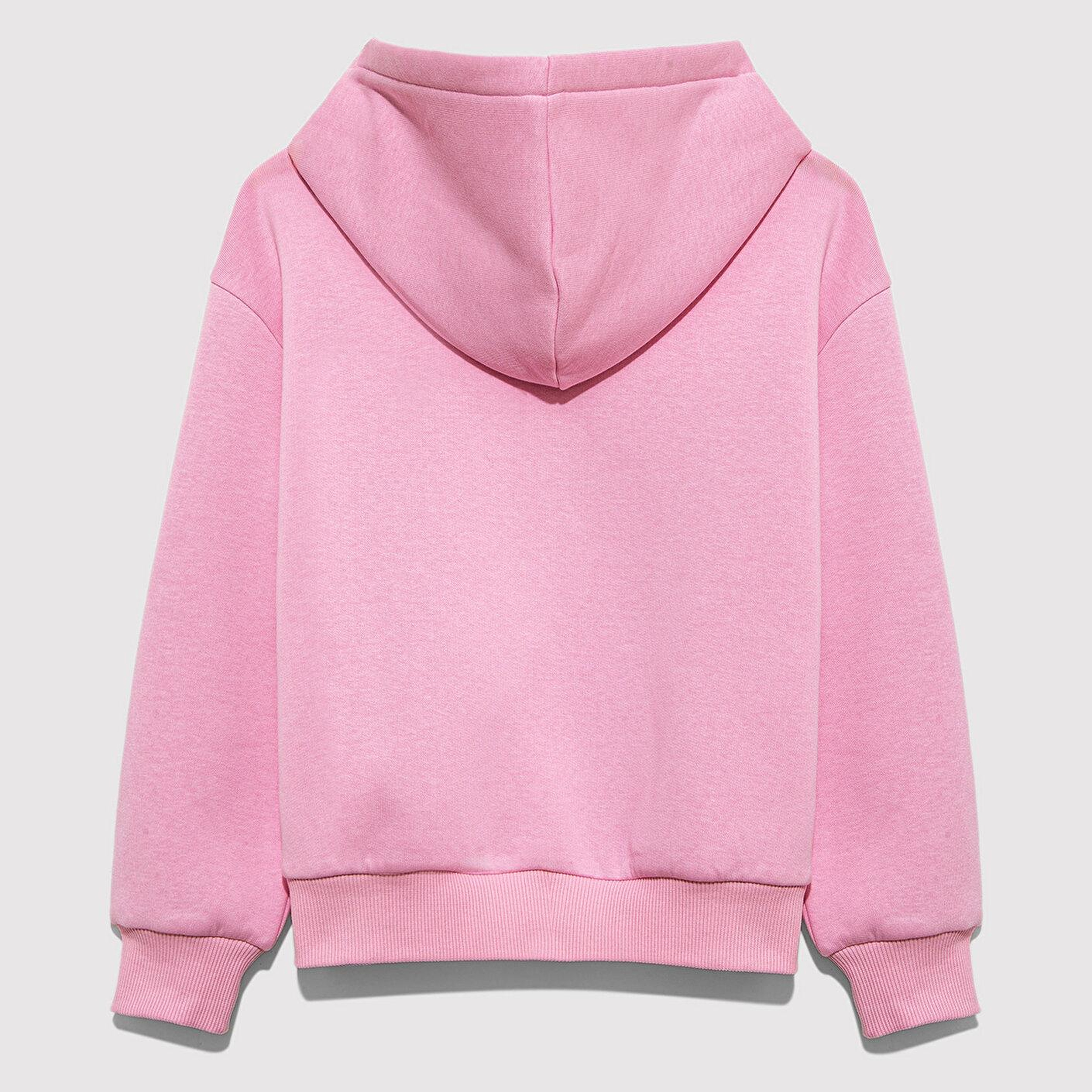 Mavi Mavi Logo Baskılı Kapüşonlu Pembe Sweatshirt 7610035-70973