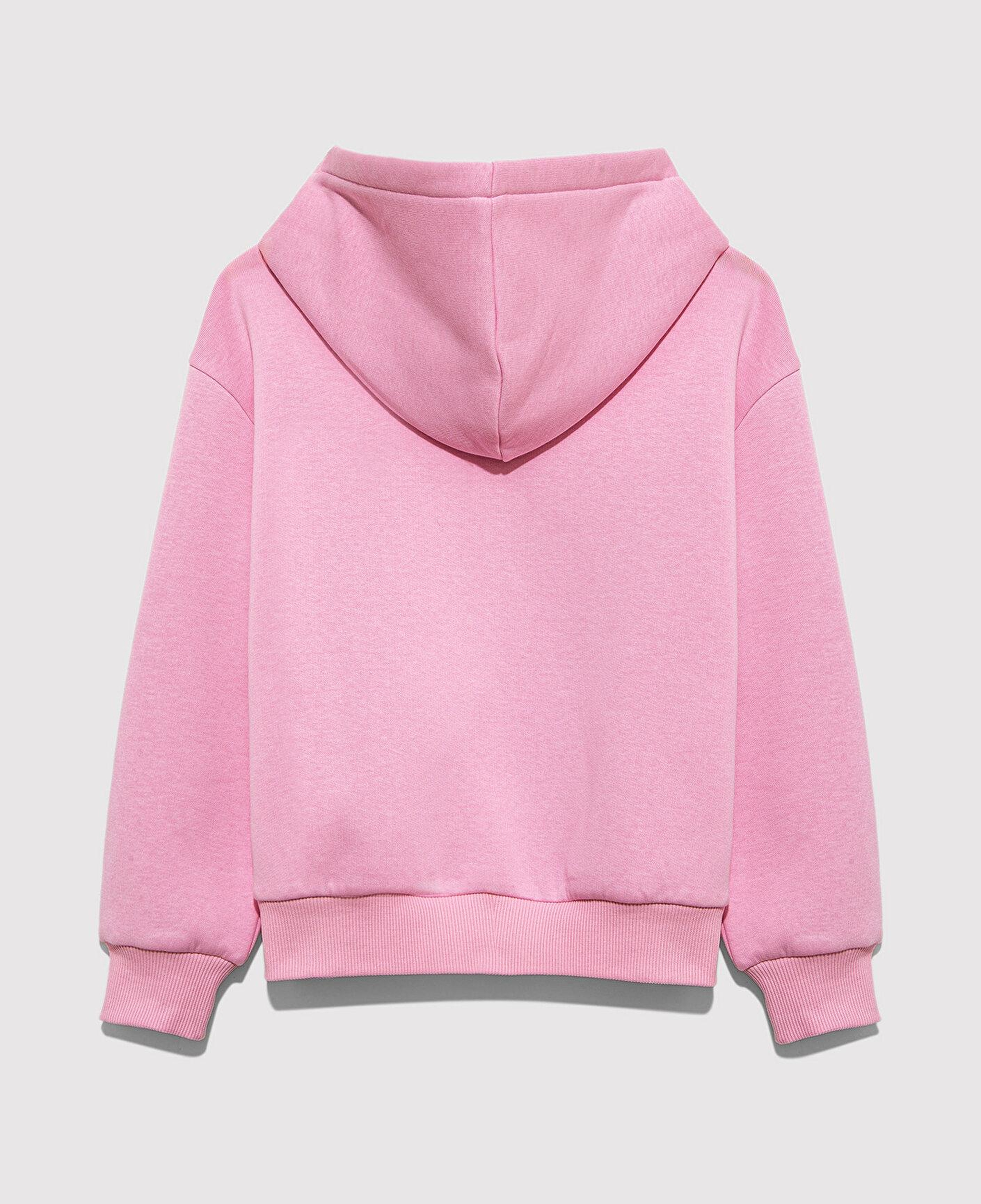 Mavi Mavi Logo Baskılı Kapüşonlu Pembe Sweatshirt 7610035-70973