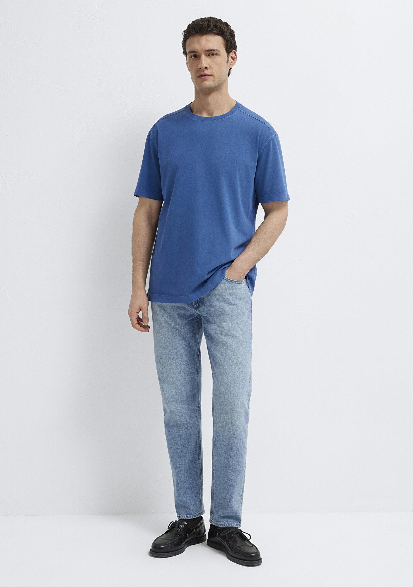 Mavi Mavi Basic Tişört Loose Fit / Bol Rahat Kesim 0613312-70738