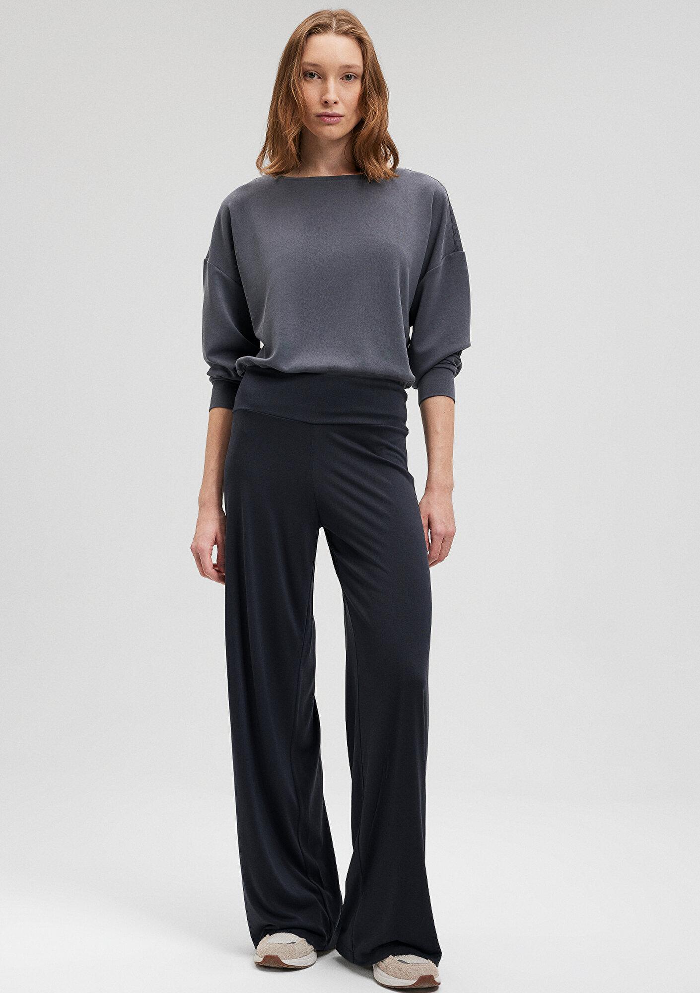 Mavi Sporty Lux Siyah (TENCEL™) Modal Karışımlı Eşofman Altı 1010795-900