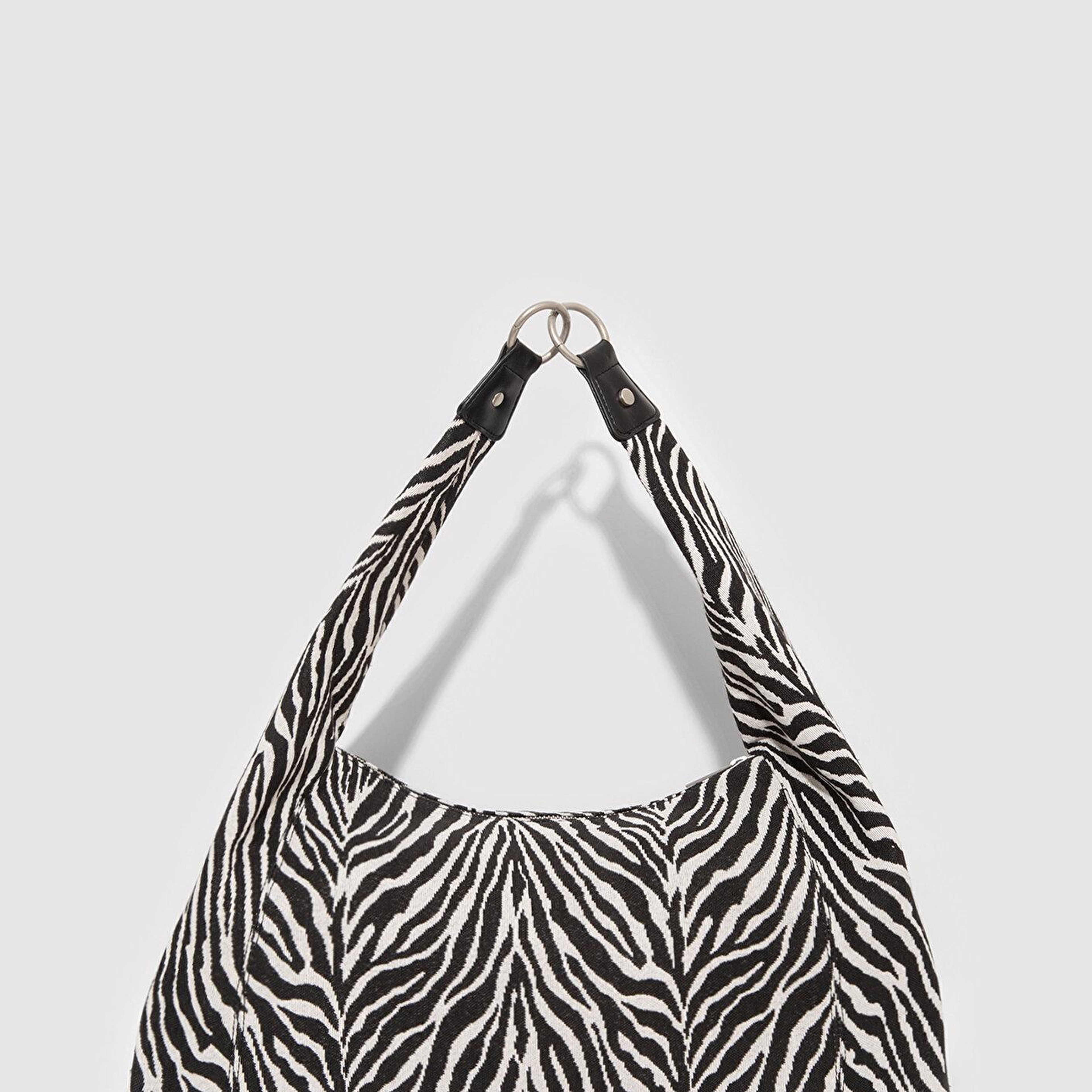 Mavi Zebra Desenli  Omuz Çantası 1913508-20933
