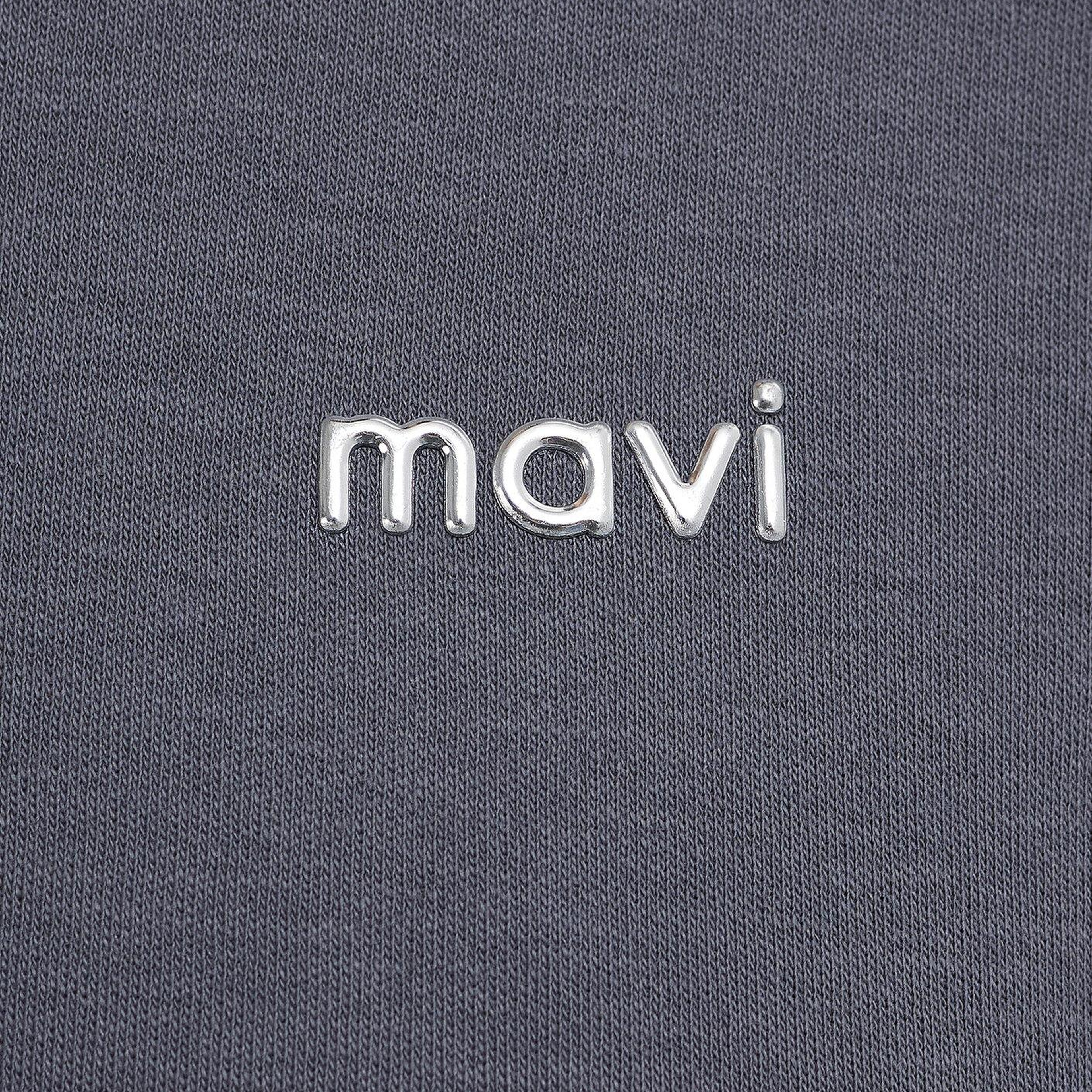 Mavi Mavi Logo Baskılı Gri Tişört Regular Fit / Normal Kesim 1613882-83620