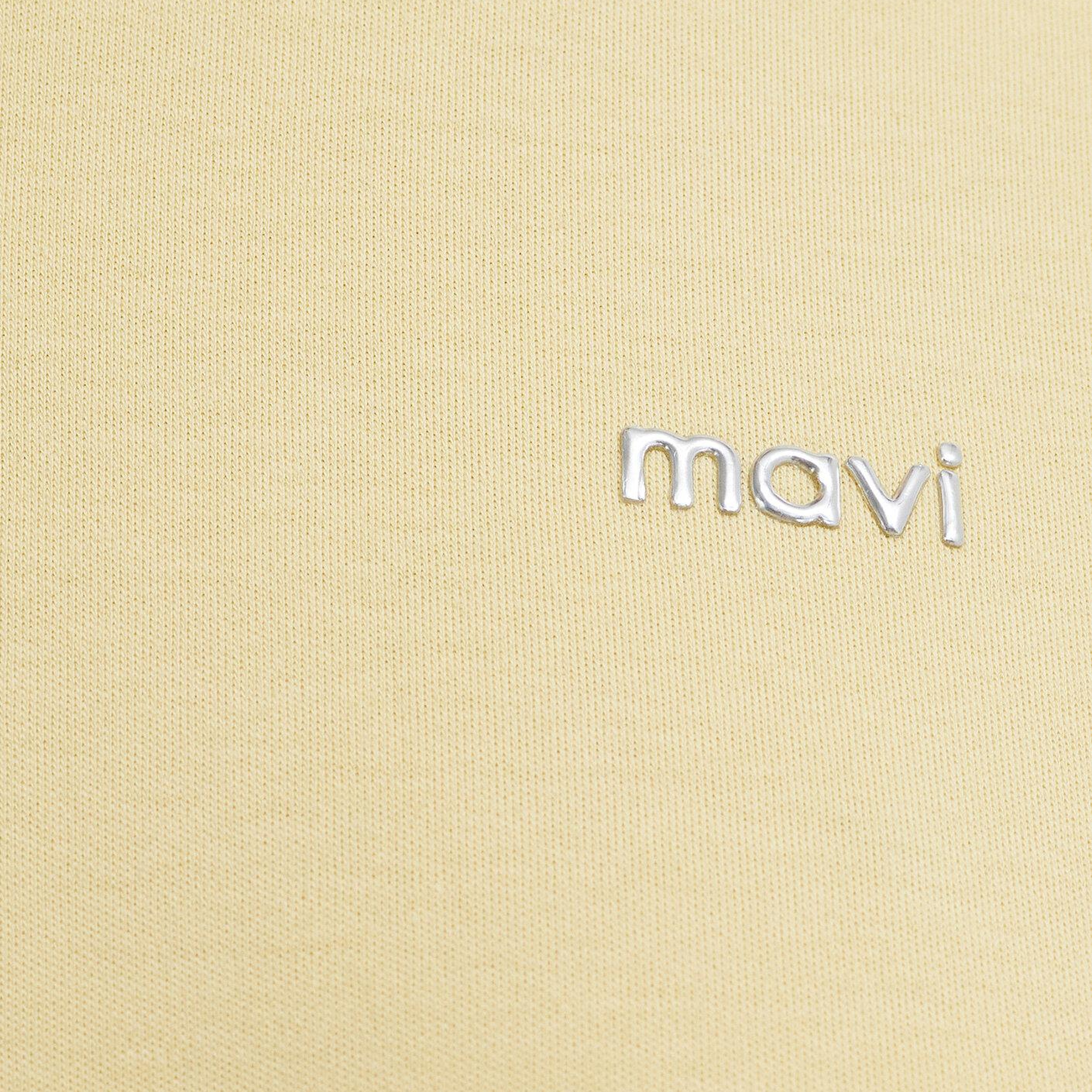 Mavi Mavi Logo Baskılı Sarı Tişört Regular Fit / Normal Kesim 1613882-70027