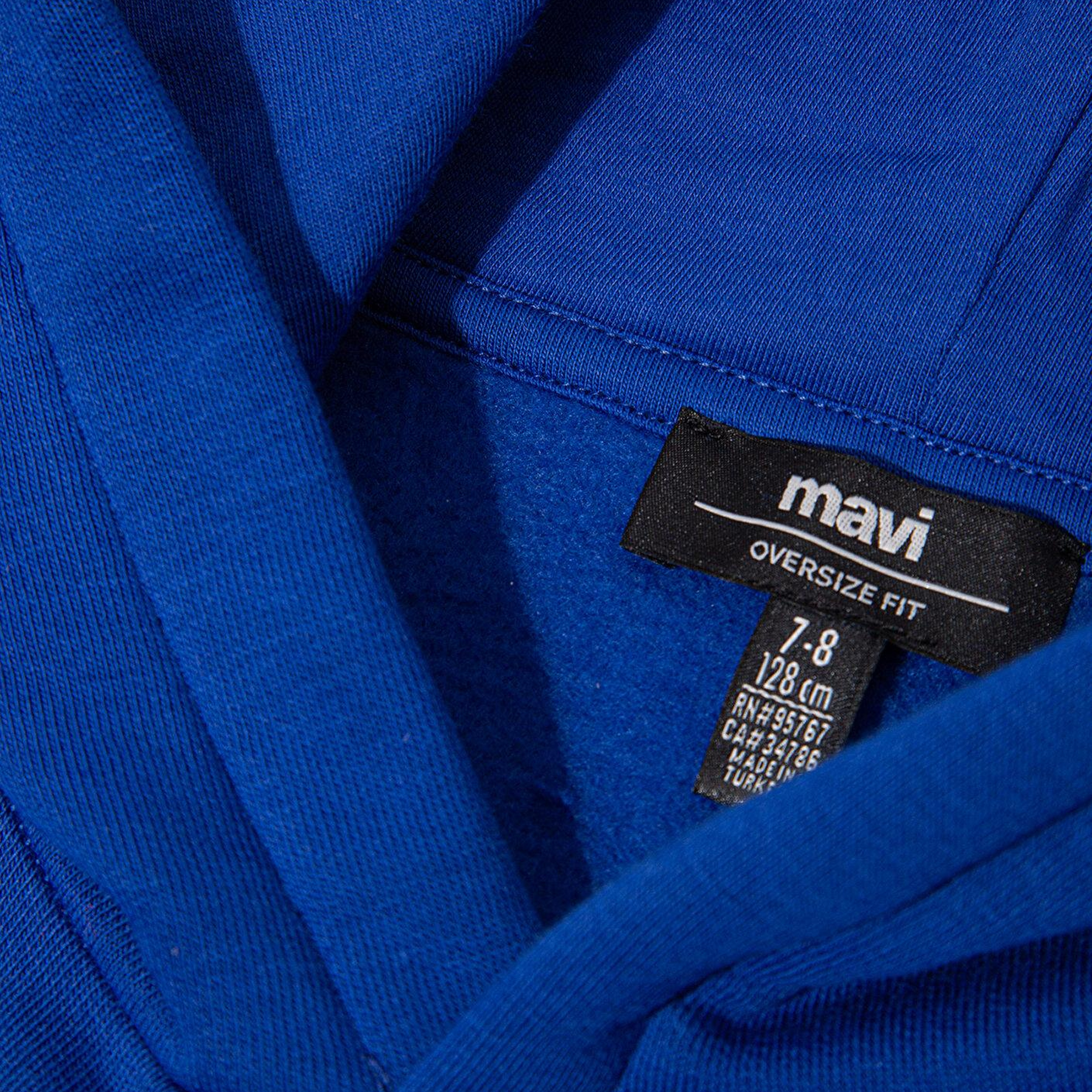 Mavi Minecraft Baskılı Mavi Sweatshirt 6S10174-70896