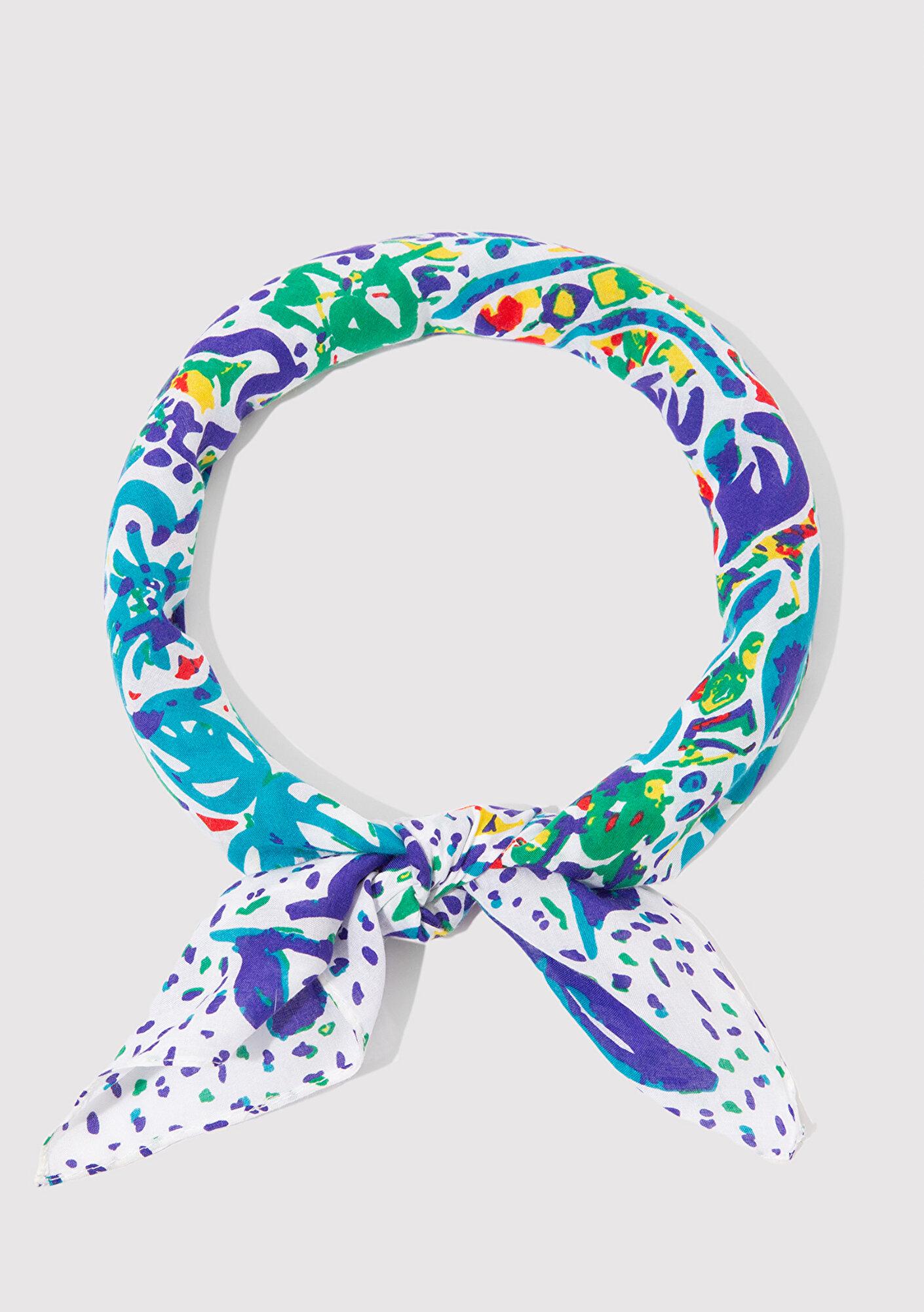 Mavi Baskılı Mavi Bandana 1912239-70865