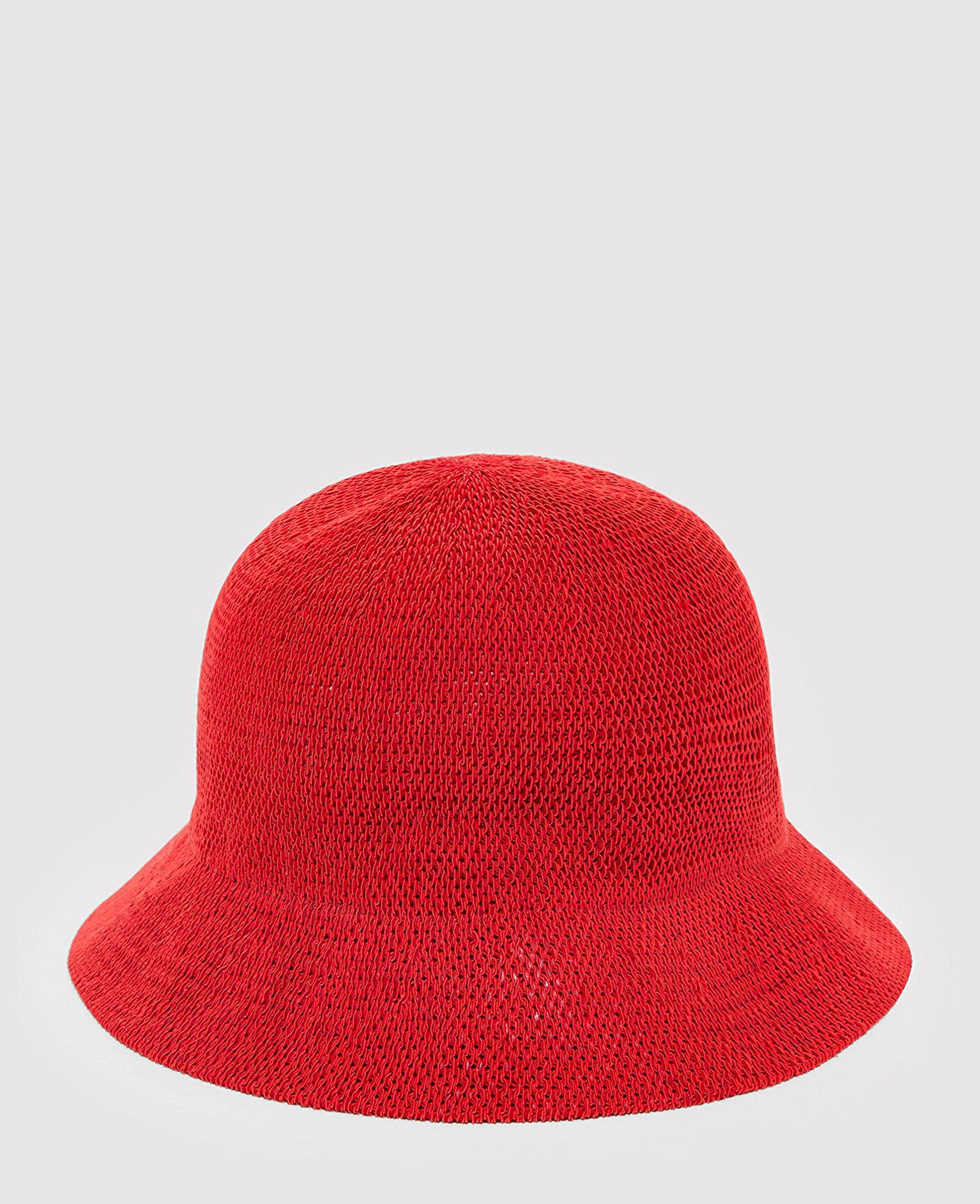 Mavi Kırmızı Hasır Bucket Şapka 1910080-86417