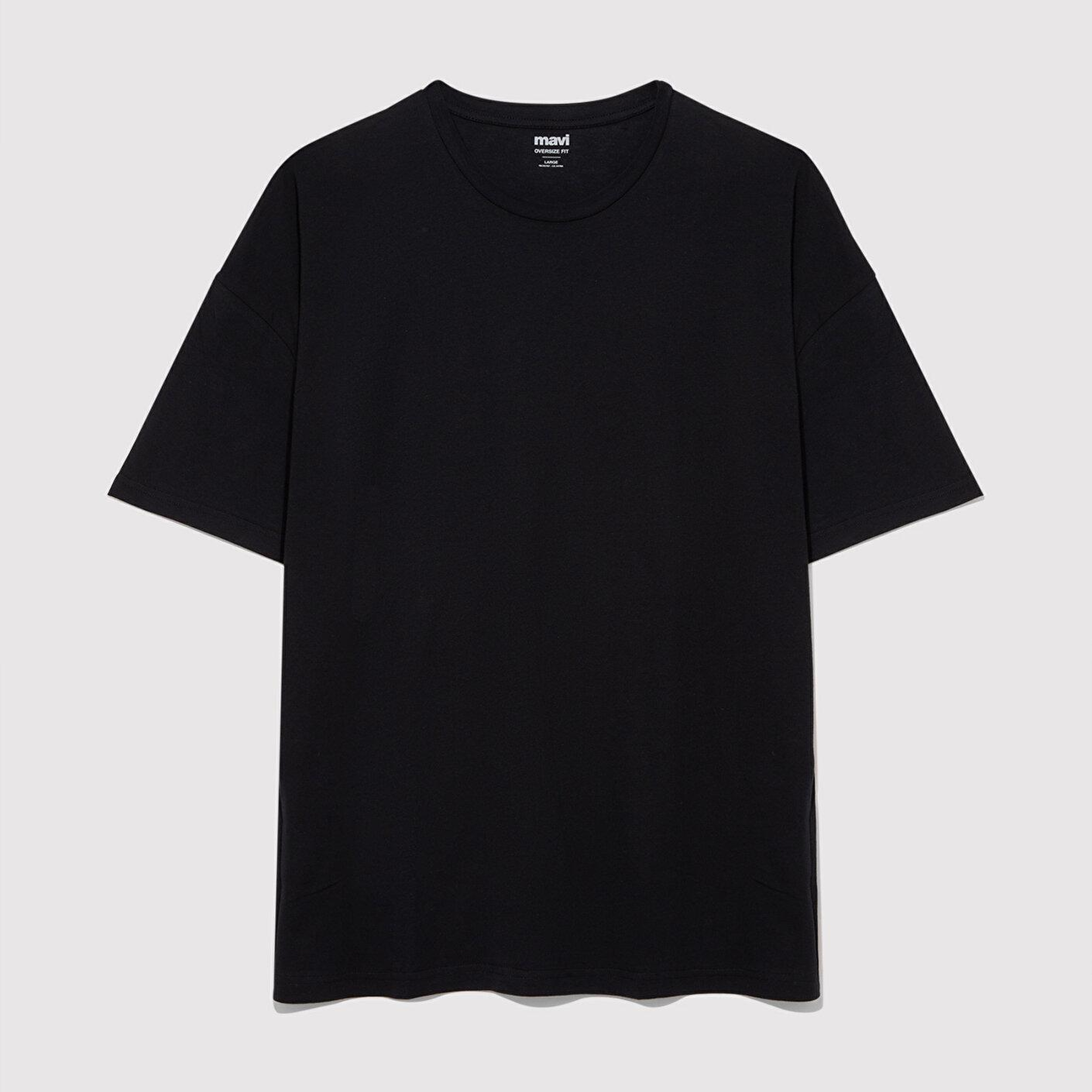 Mavi 2li Oversize Basic Tişört Oversize / Geniş Kesim 0612162-620
