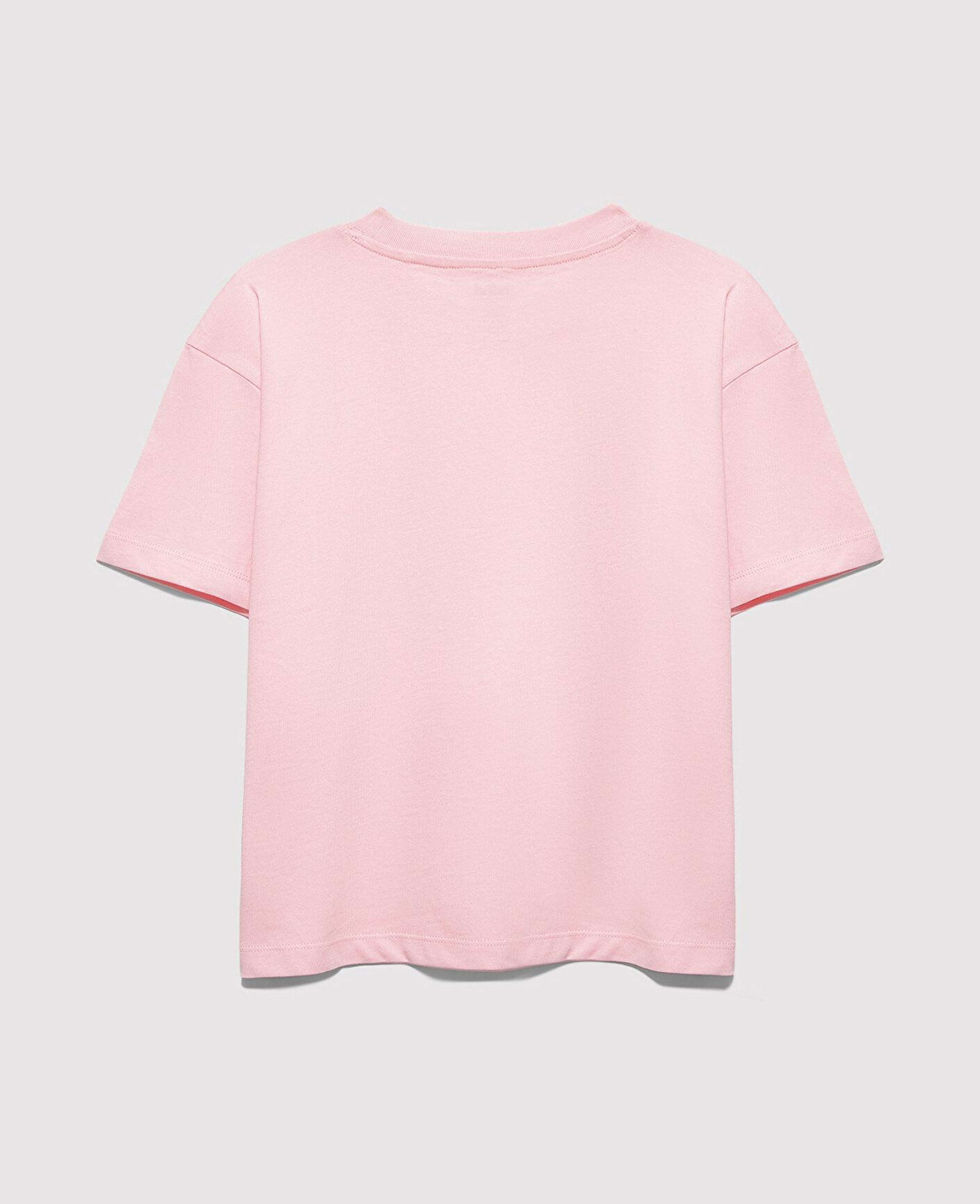 Mavi Mavi Logo Baskılı Pembe Tişört Loose Fit / Bol Rahat Kesim 7610386-71007
